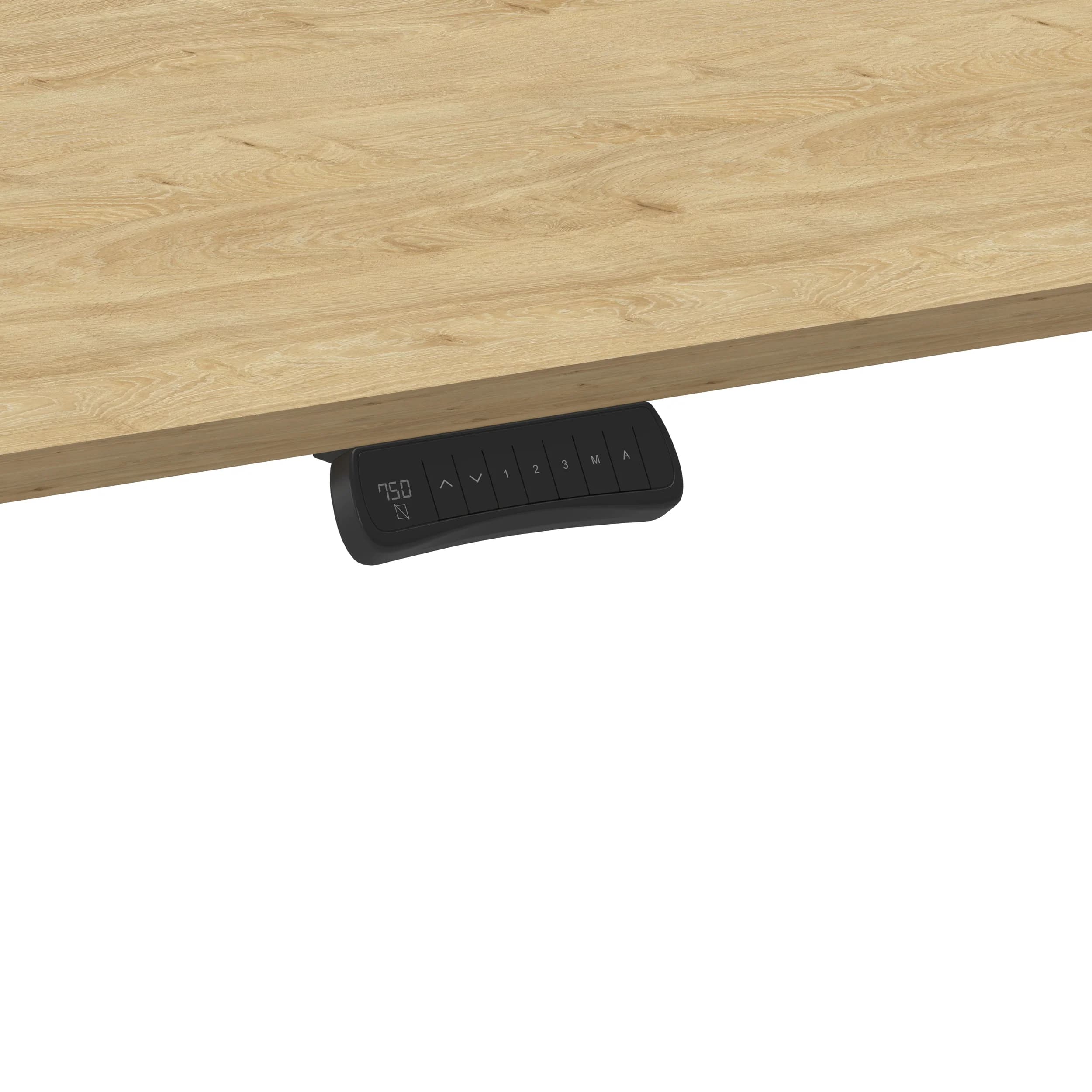 Navodesk® Flex 120 Oak Top Black Frame 4