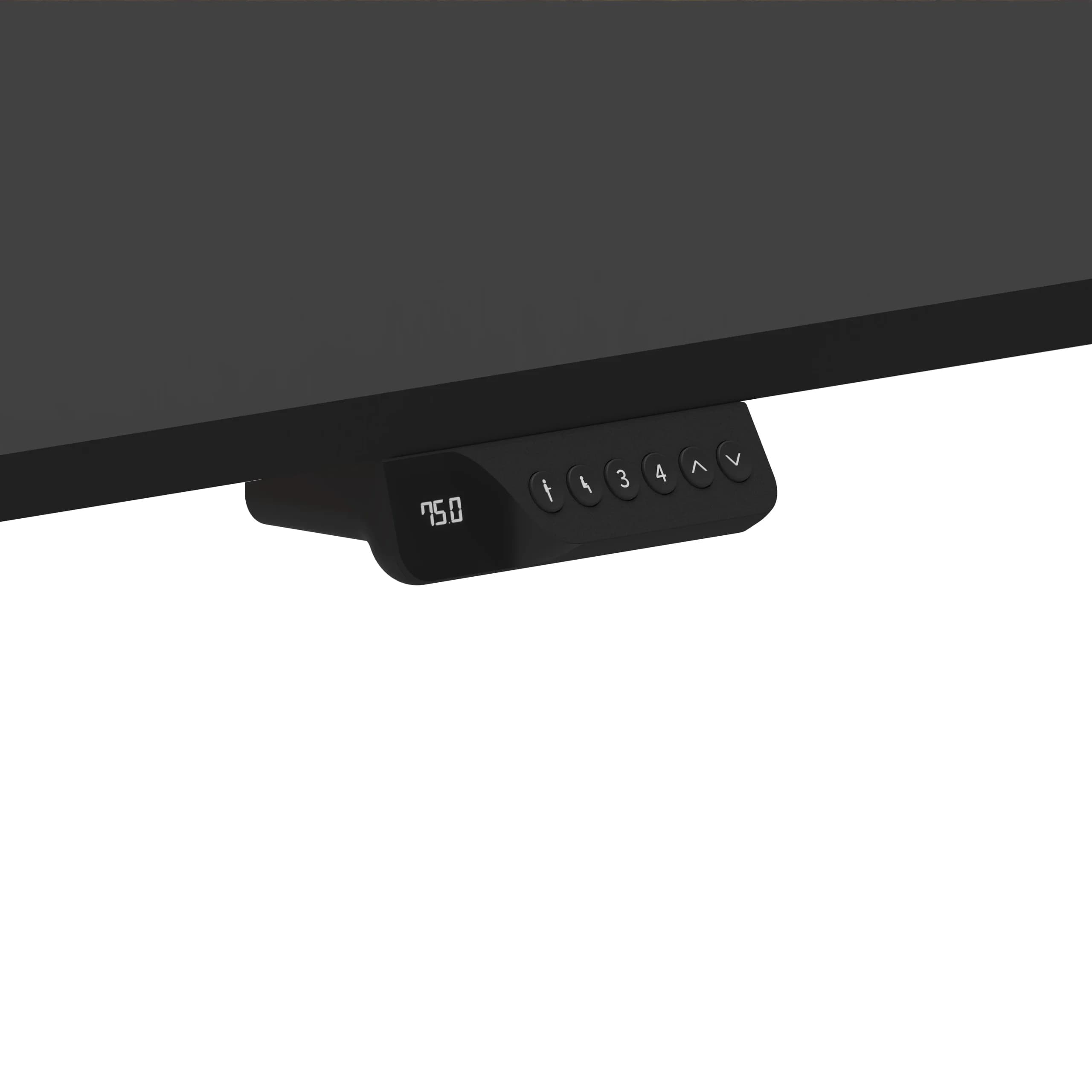 Navodesk® Eco Standing Desk White Matte Black 150 Cm X 76 Cm 2