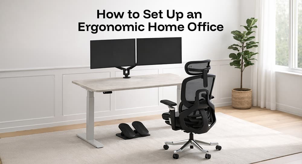How to Set Up an Ergonomic Home Office