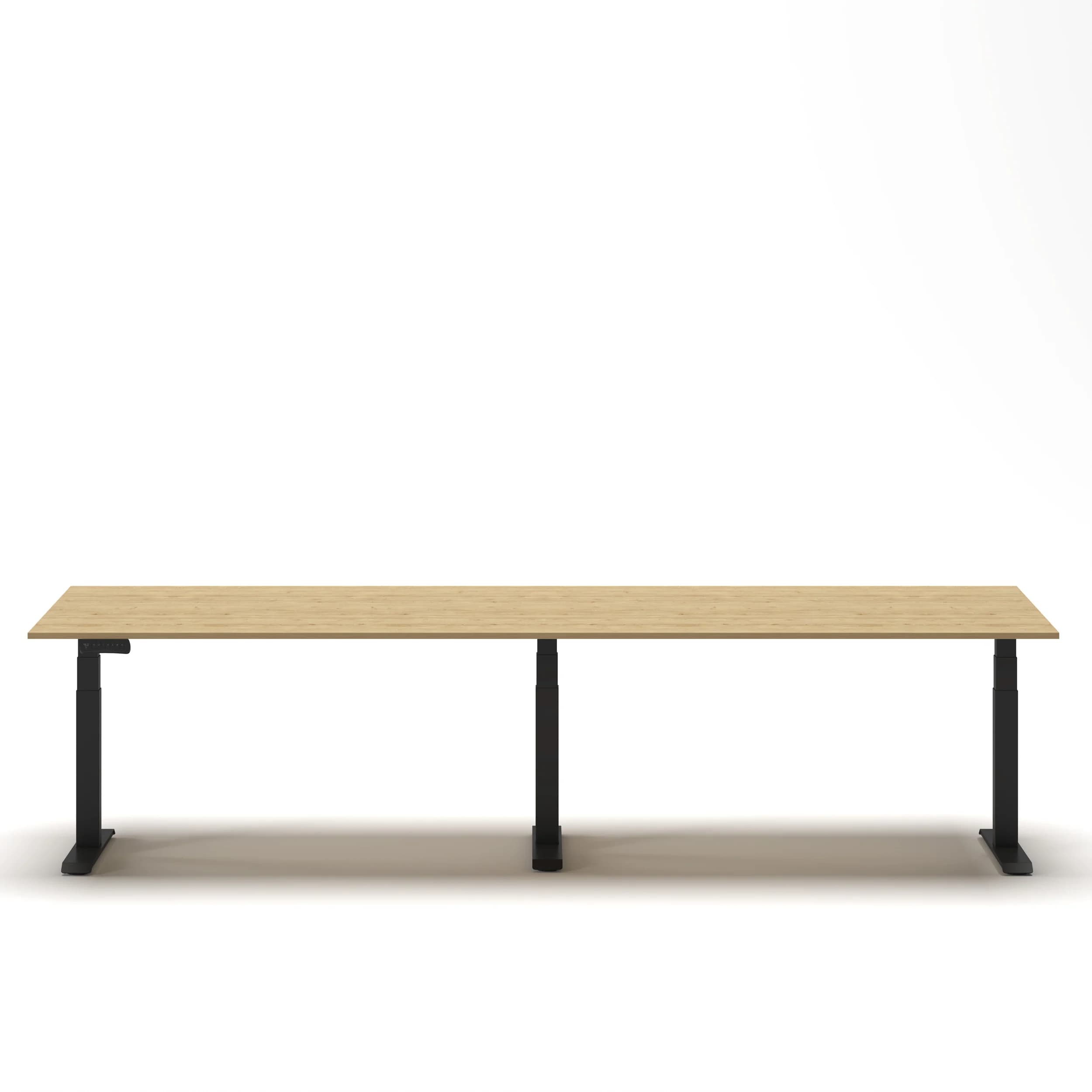 Navodesk® Collab Oak Top Black Frame 3
