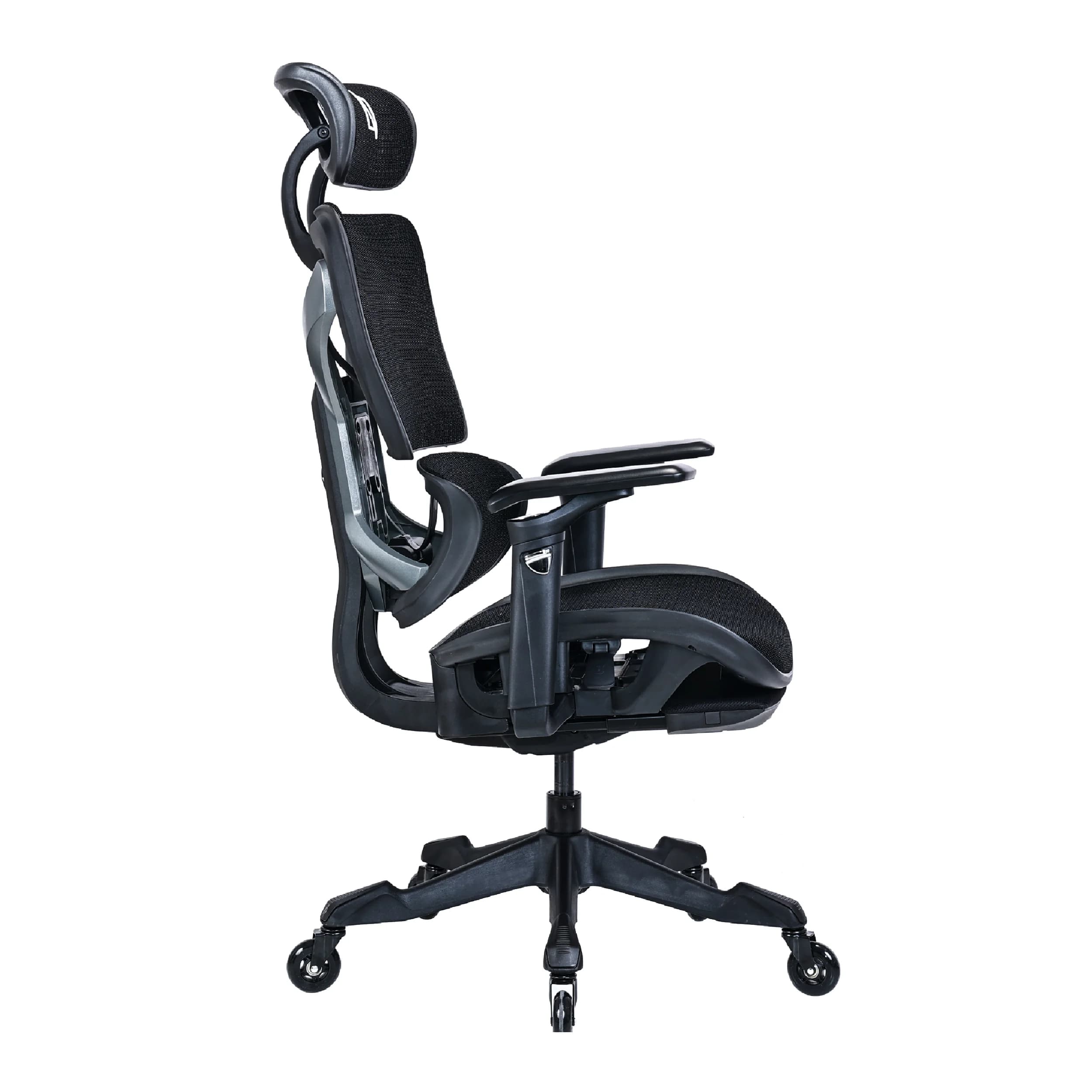 Apex X Black Mesh Ergonomic Gaming Chair with Footrest3