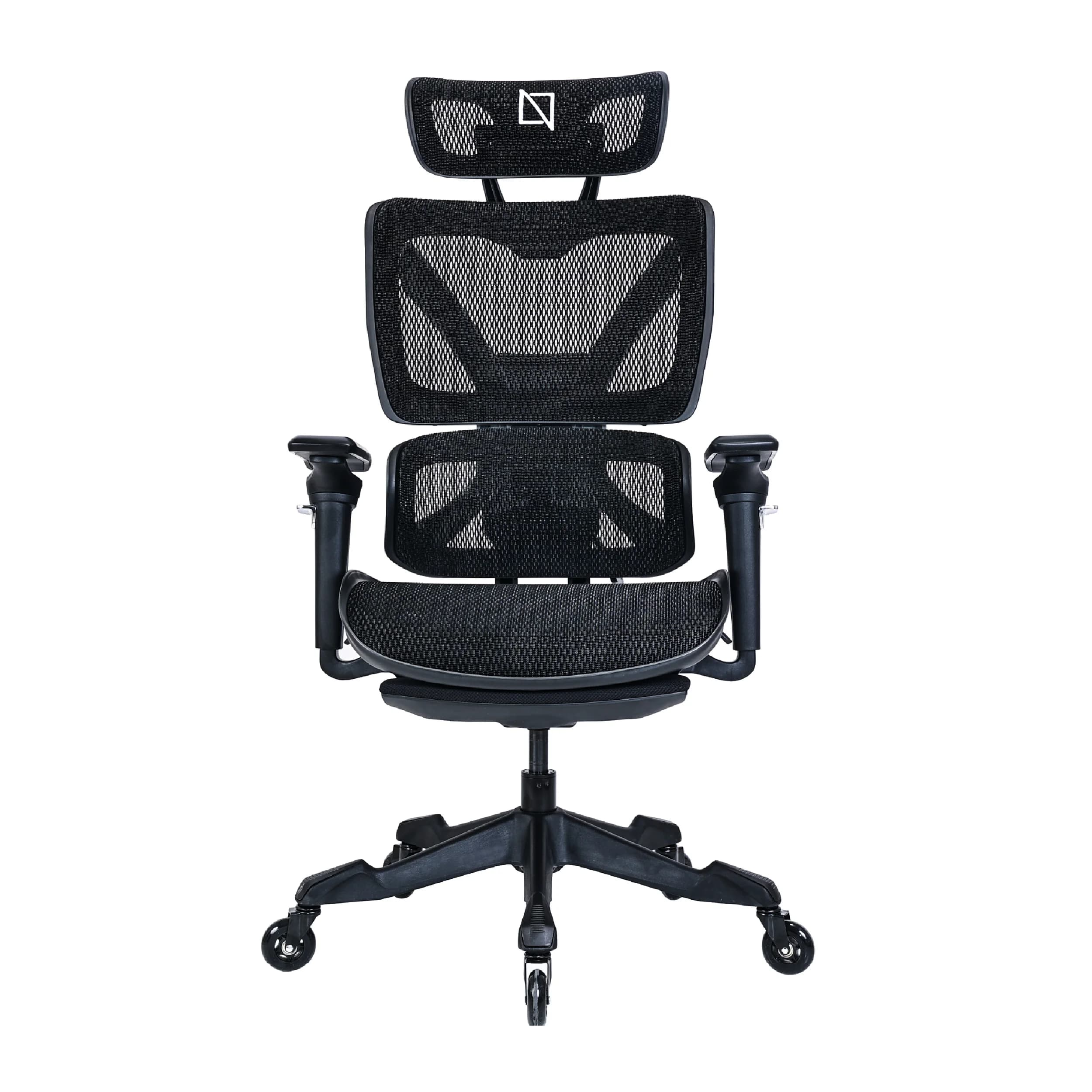 Apex X Black Mesh Ergonomic Gaming Chair with Footrest3