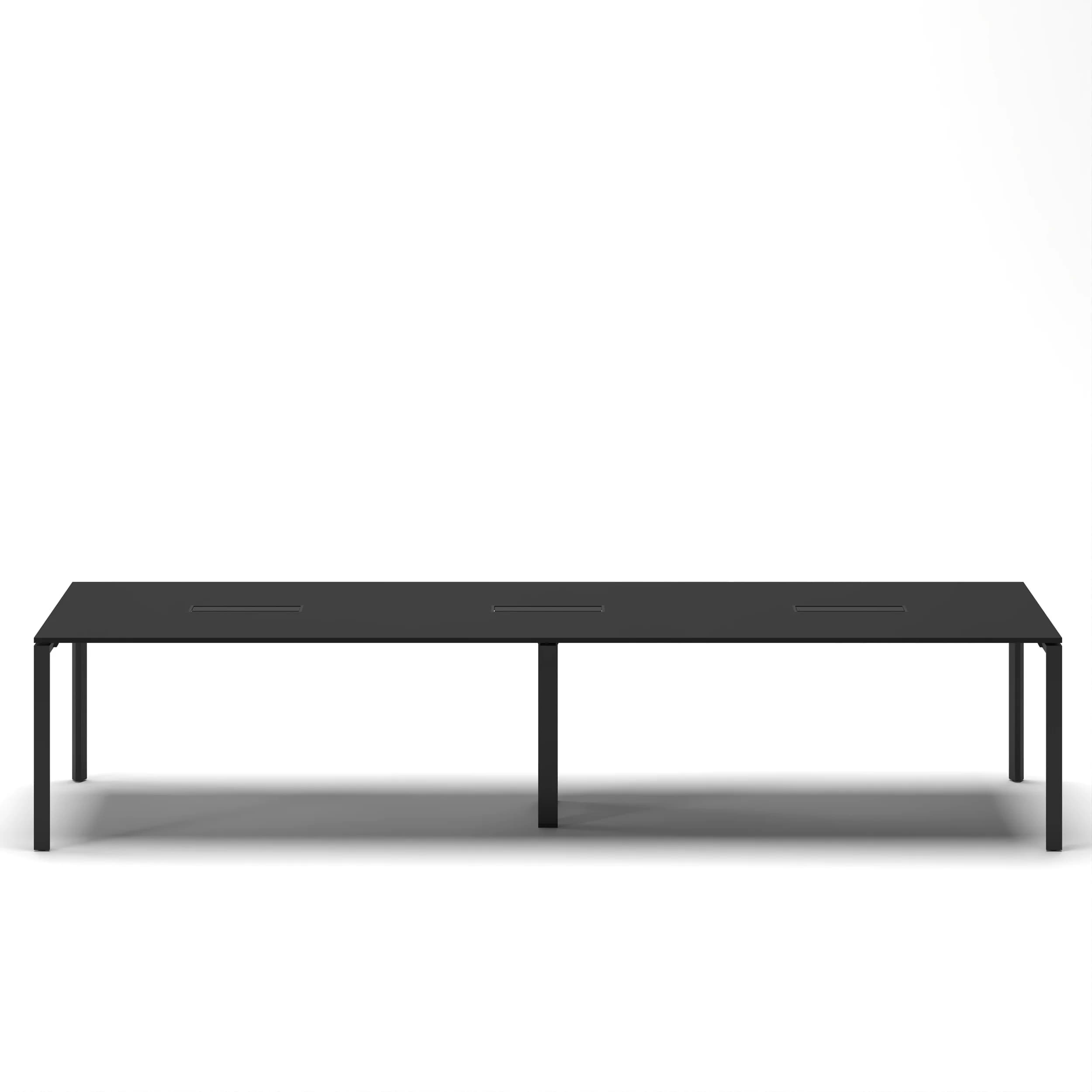 Workhub Meeting table Black Top Black Frame 3