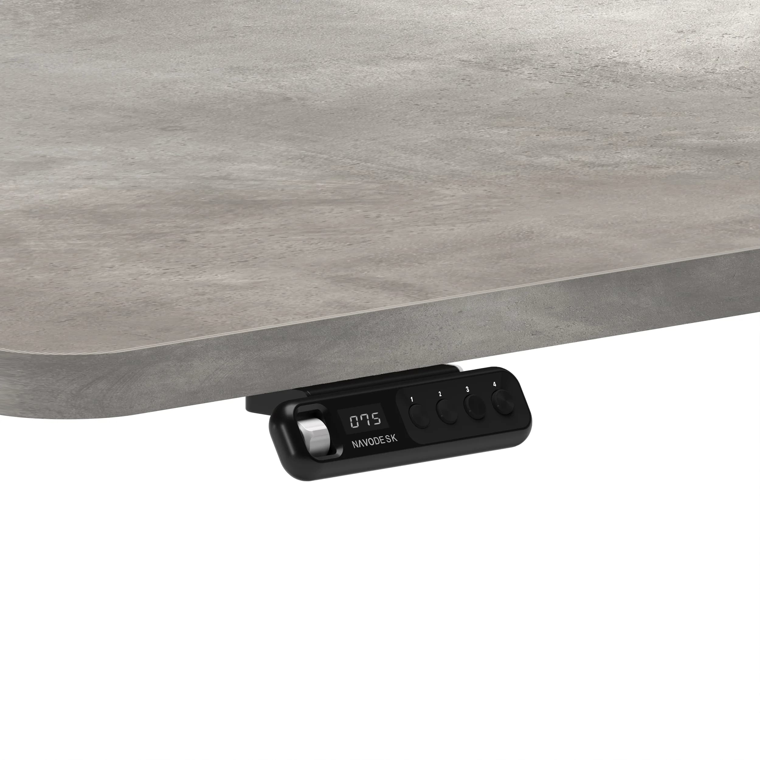 Navodesk® PRO Lunar Top Black Leg Standing Desk webp3