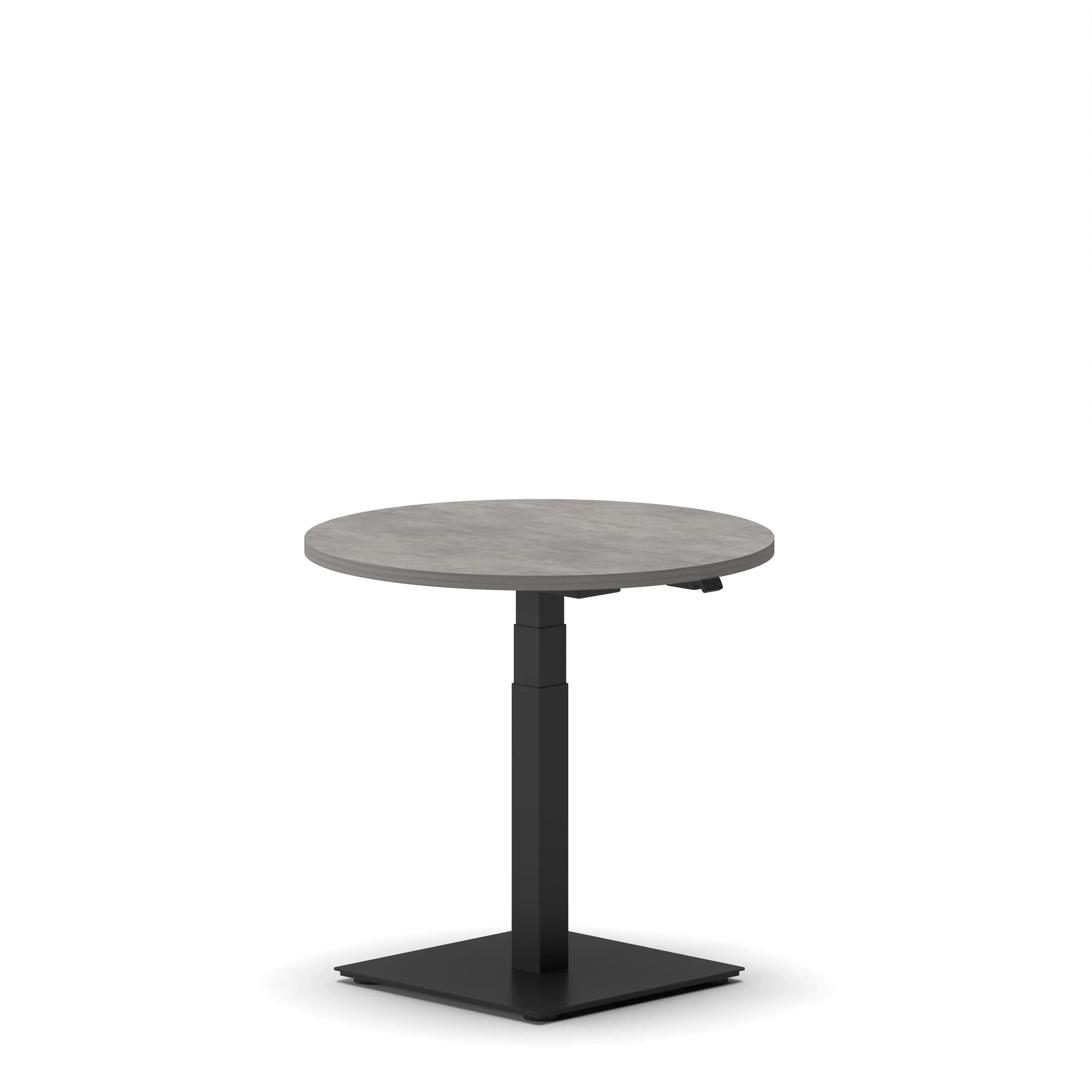 Navodesk® Solo Concrete Top Black Leg Standing Desk 4 1