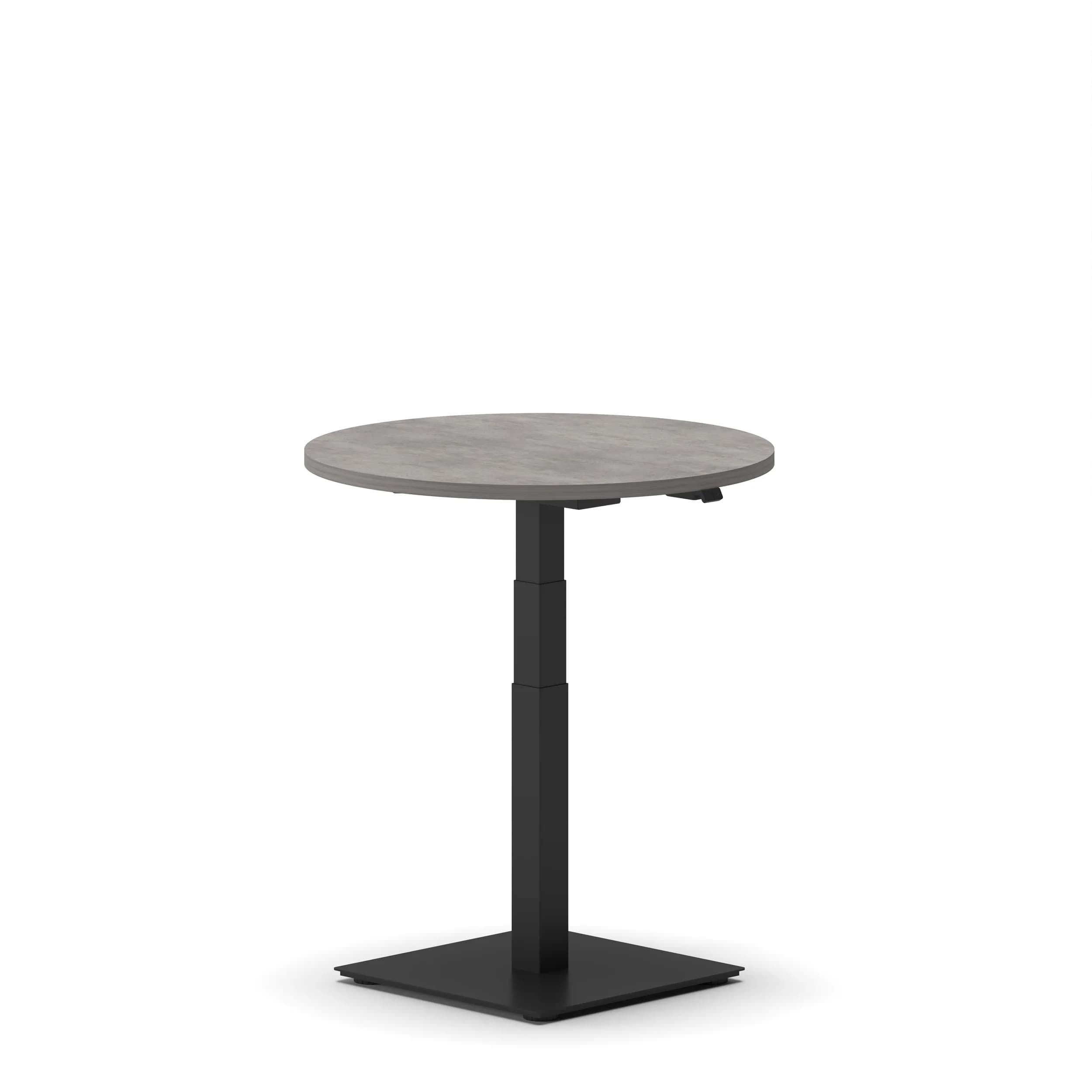 Navodesk® Solo Concrete Top Black Leg Standing Desk 4 2