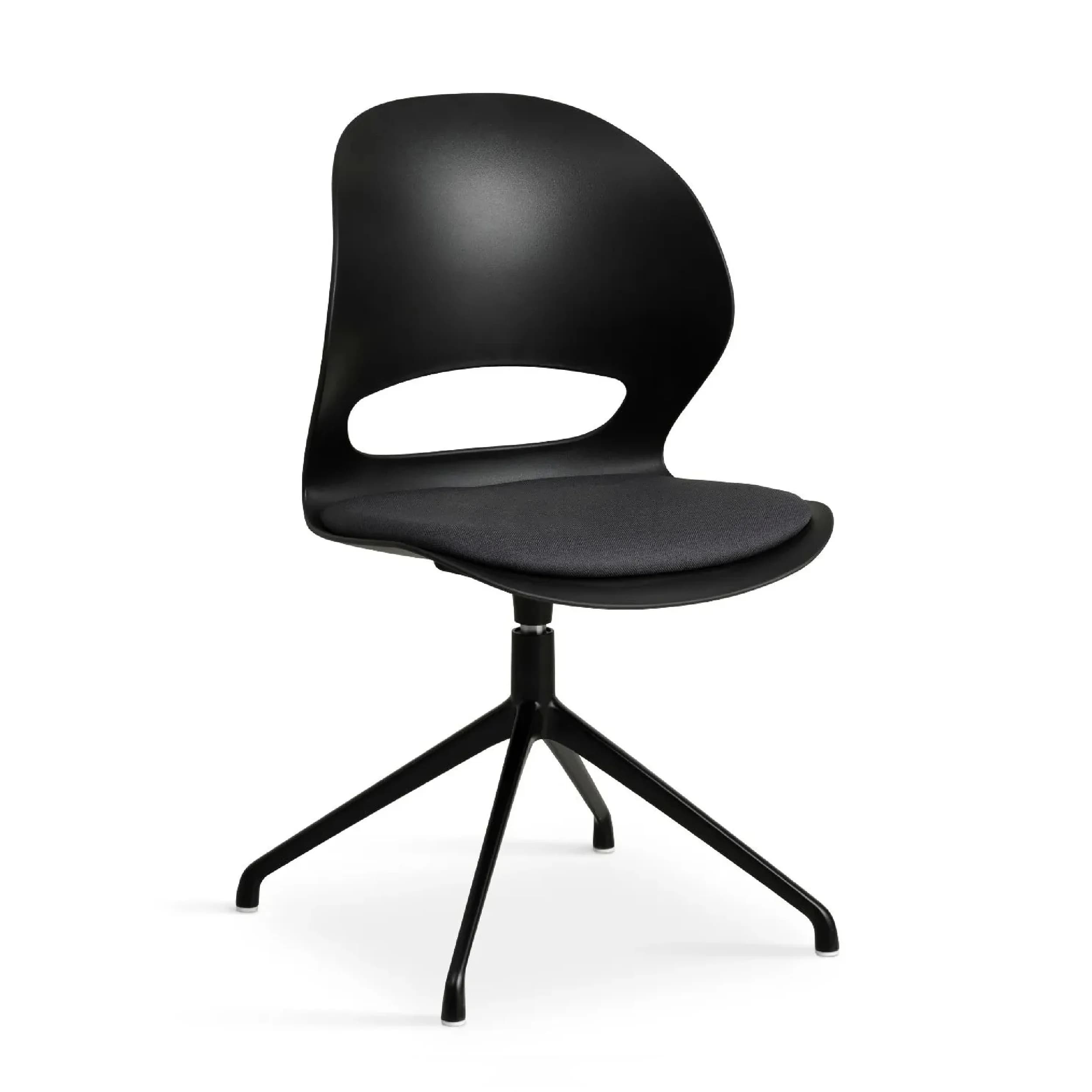 VIS Chair Without Wheels Black2