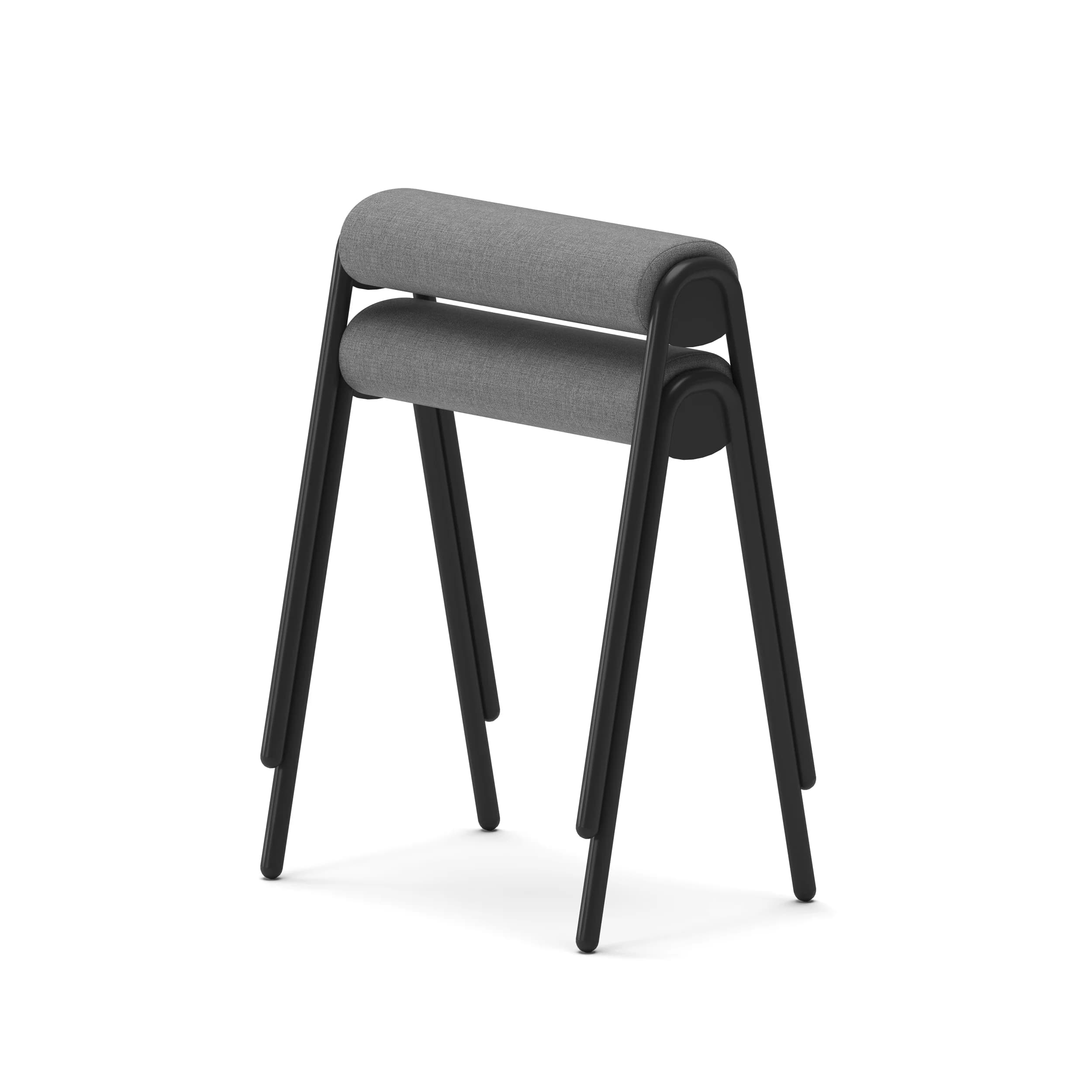 Arc Office Stool Black3