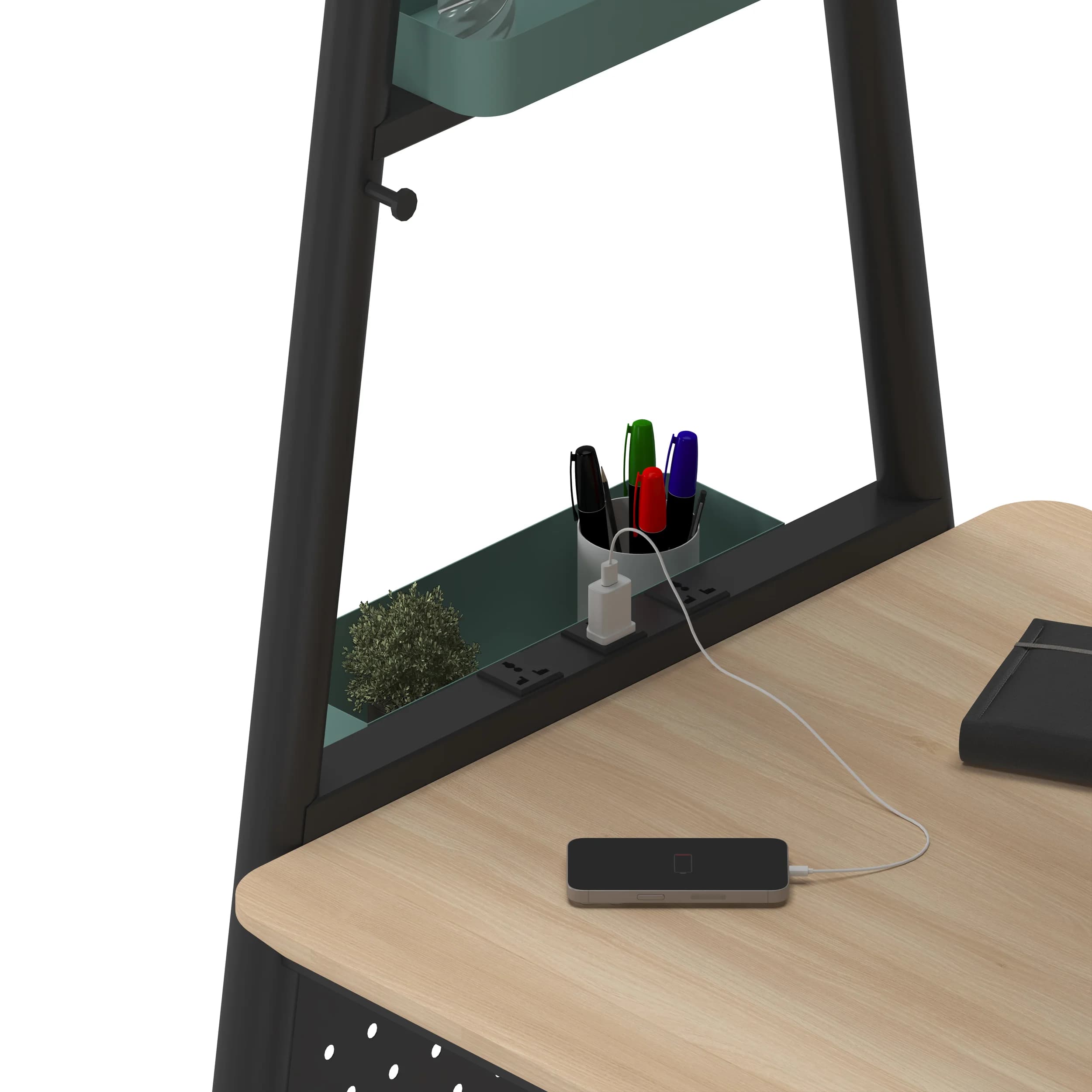 Collab High Table acces Green Black frame 4