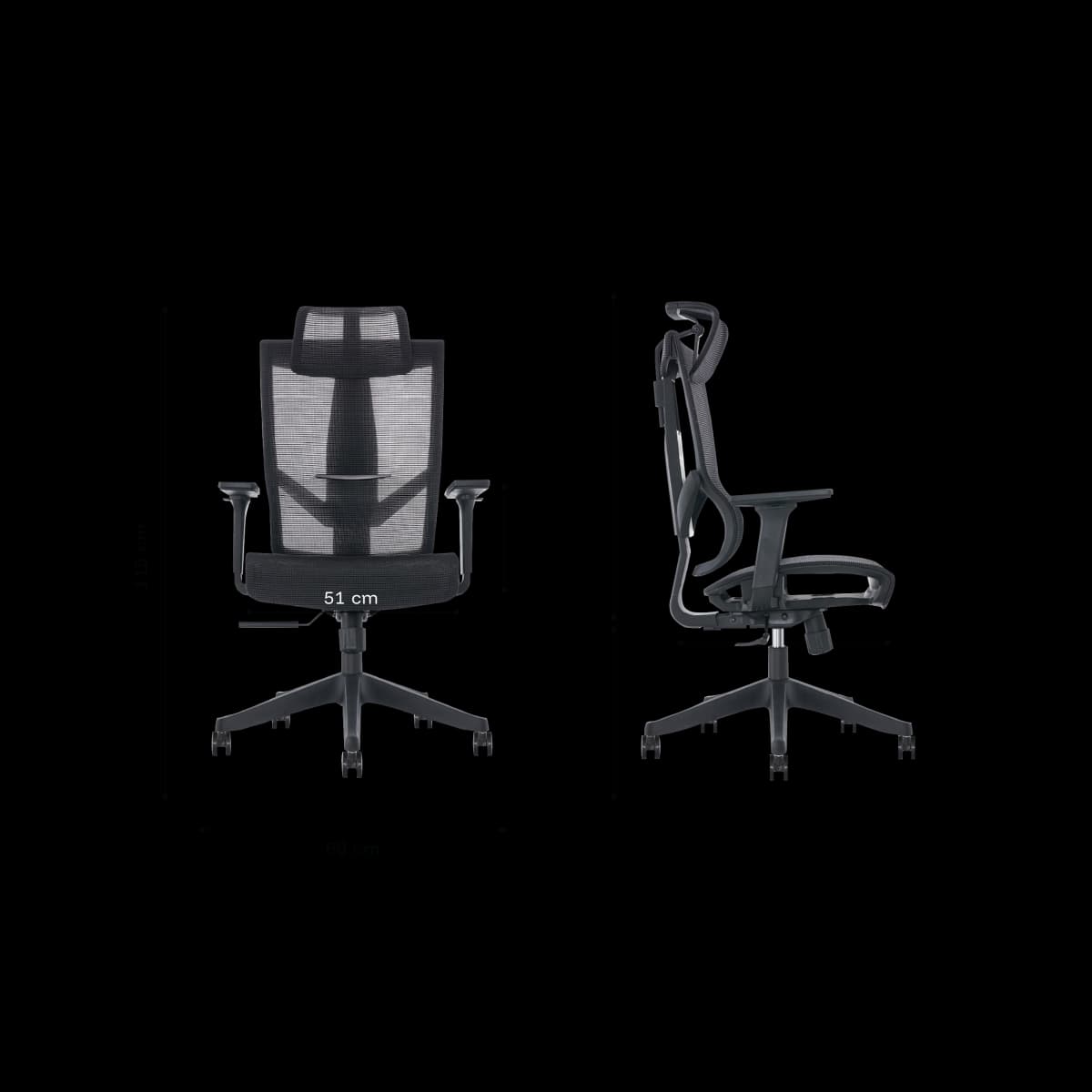 AERO Chair Mesh Dimensions