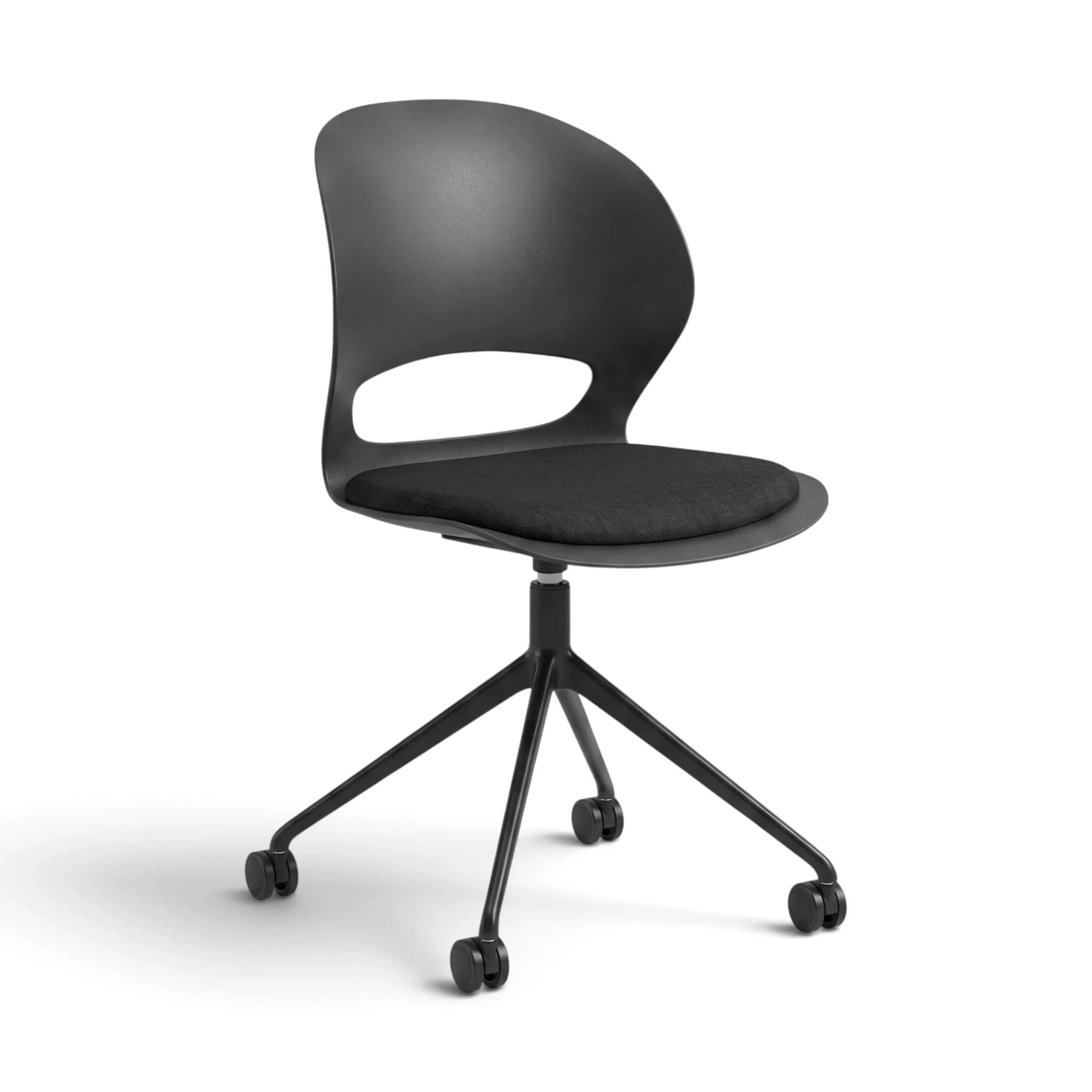Navo® Vis Chair withCaster Black 2