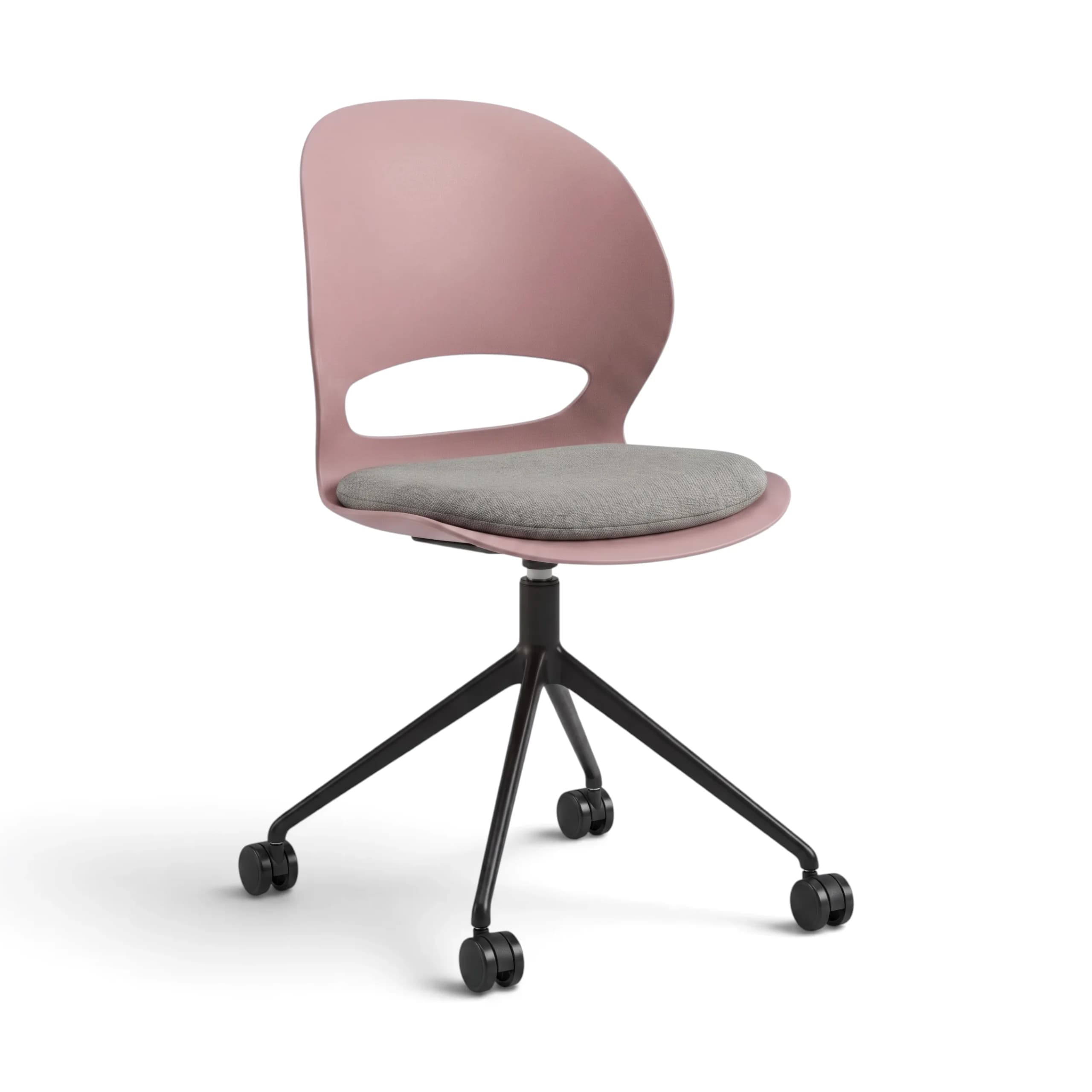 Navo® Vis Chair withCaster Pink 4
