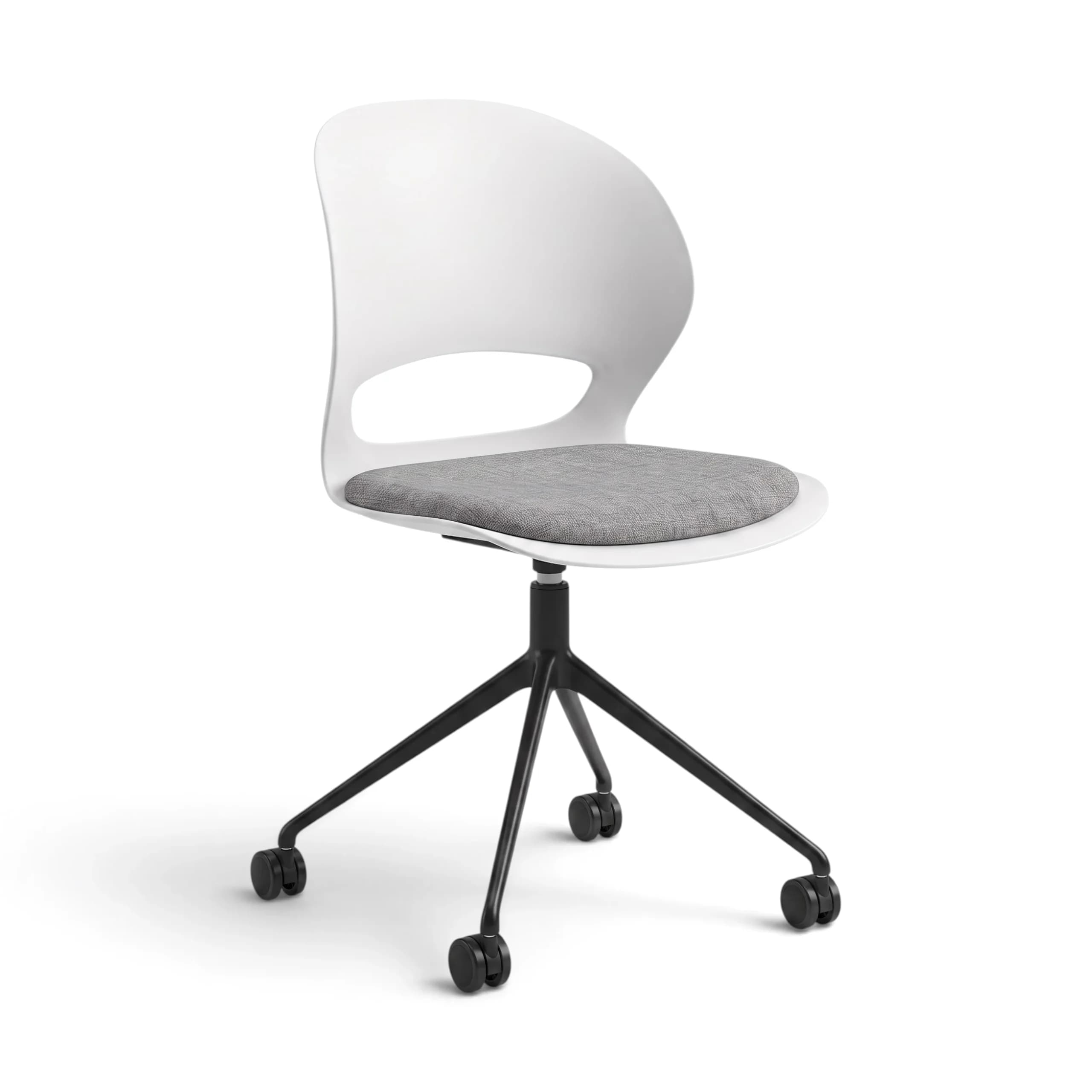Navo® Vis Chair withCaster white 3