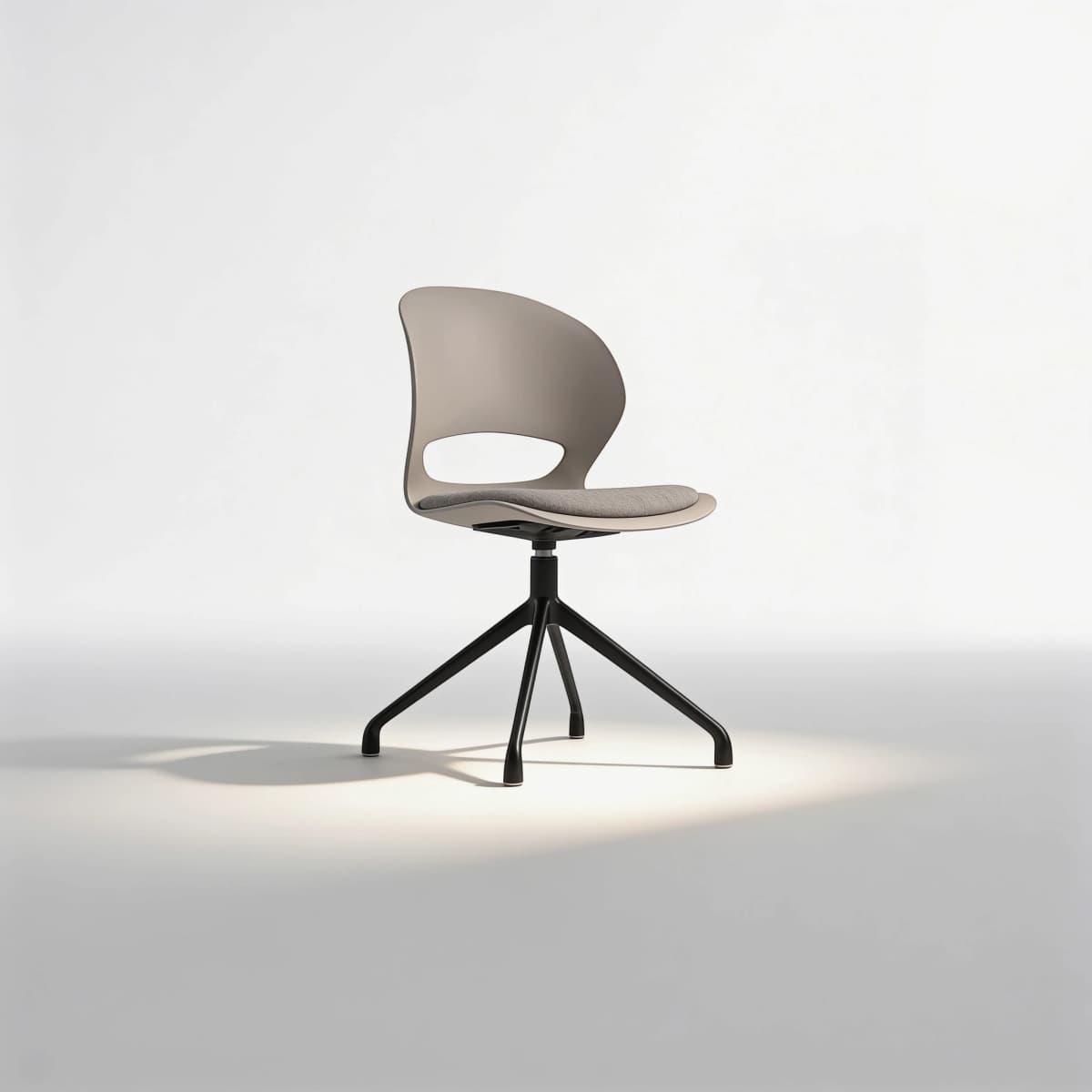 Navo® Vis Chair withoutCaster Beige Grey highlights 1