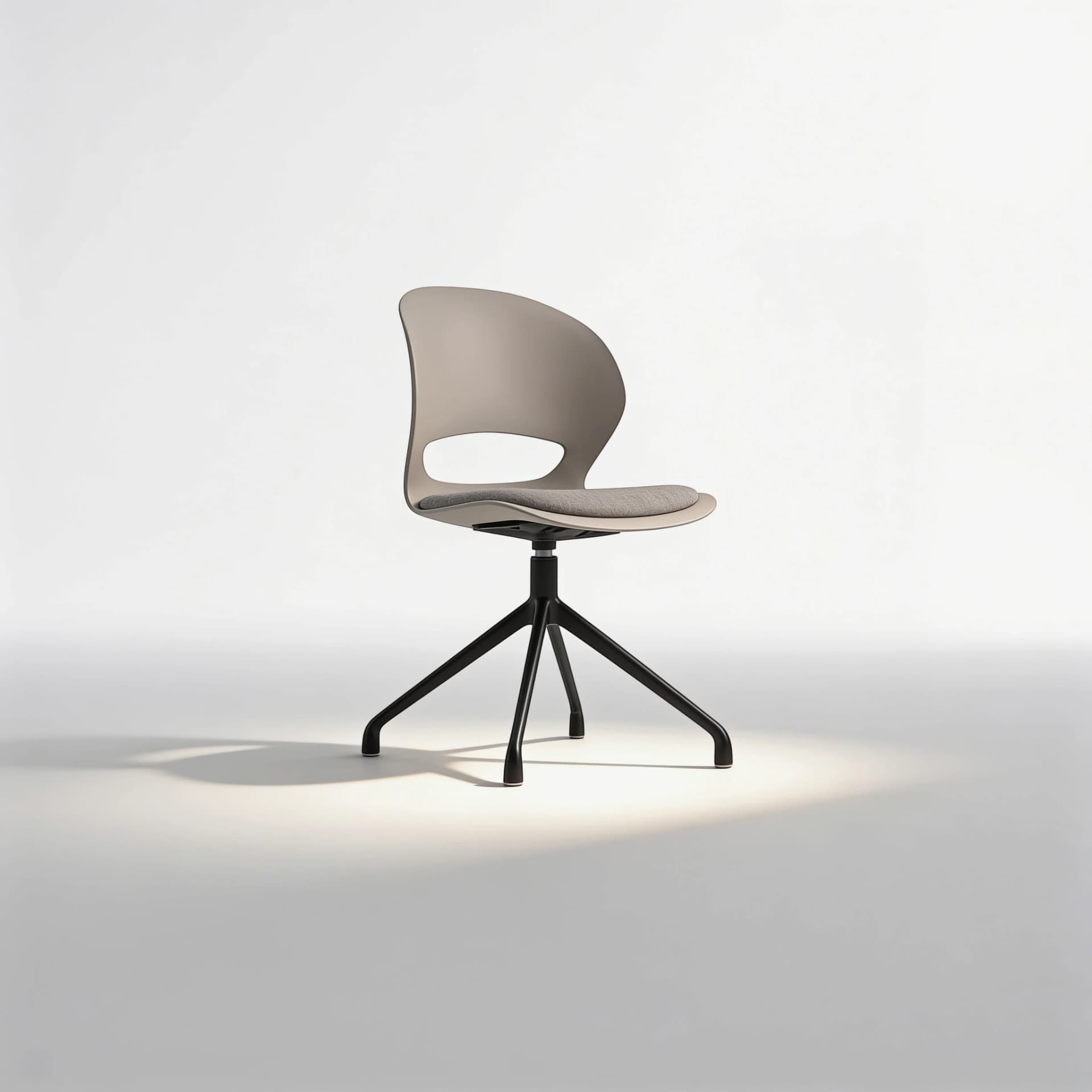 Navo® Vis Chair withoutCaster Beige Grey highlights 1