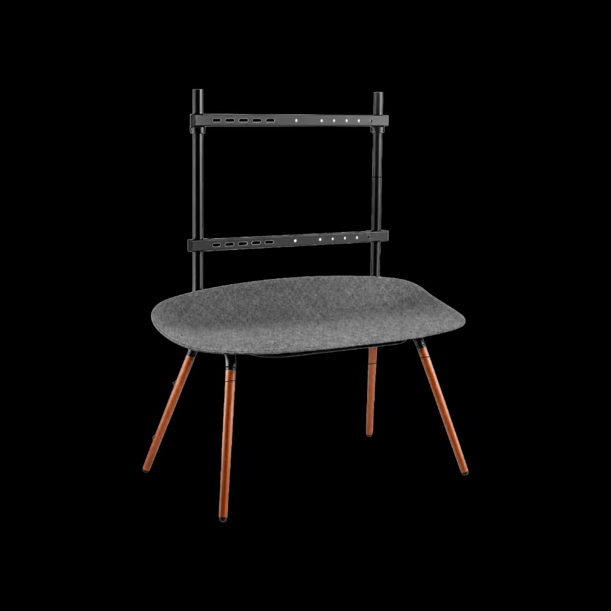 Navo® Nordic Wooden TV FloorStand Dimension