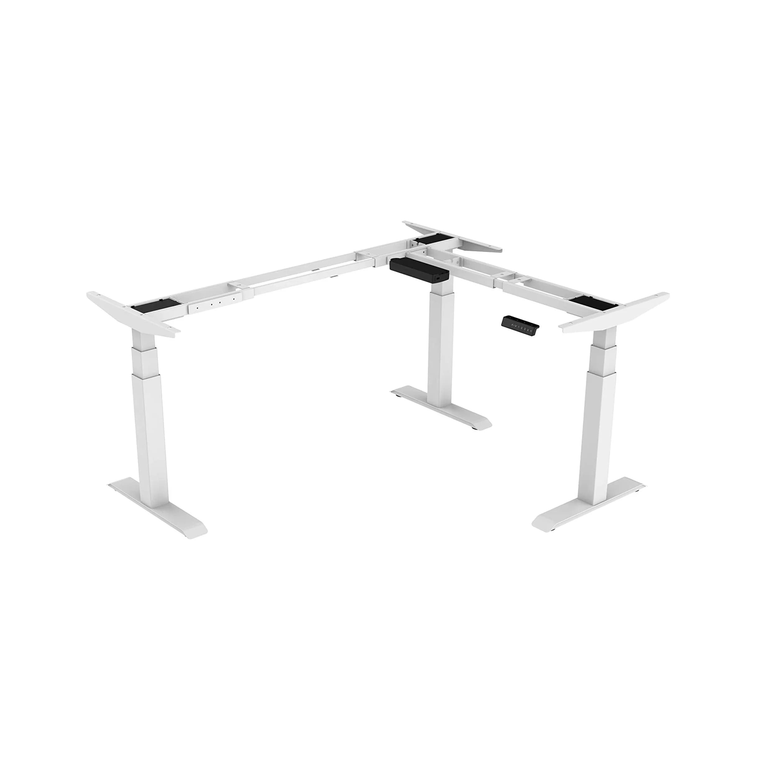 Navodesk-L-Shaped-Standing-Desk-Frame-White-1