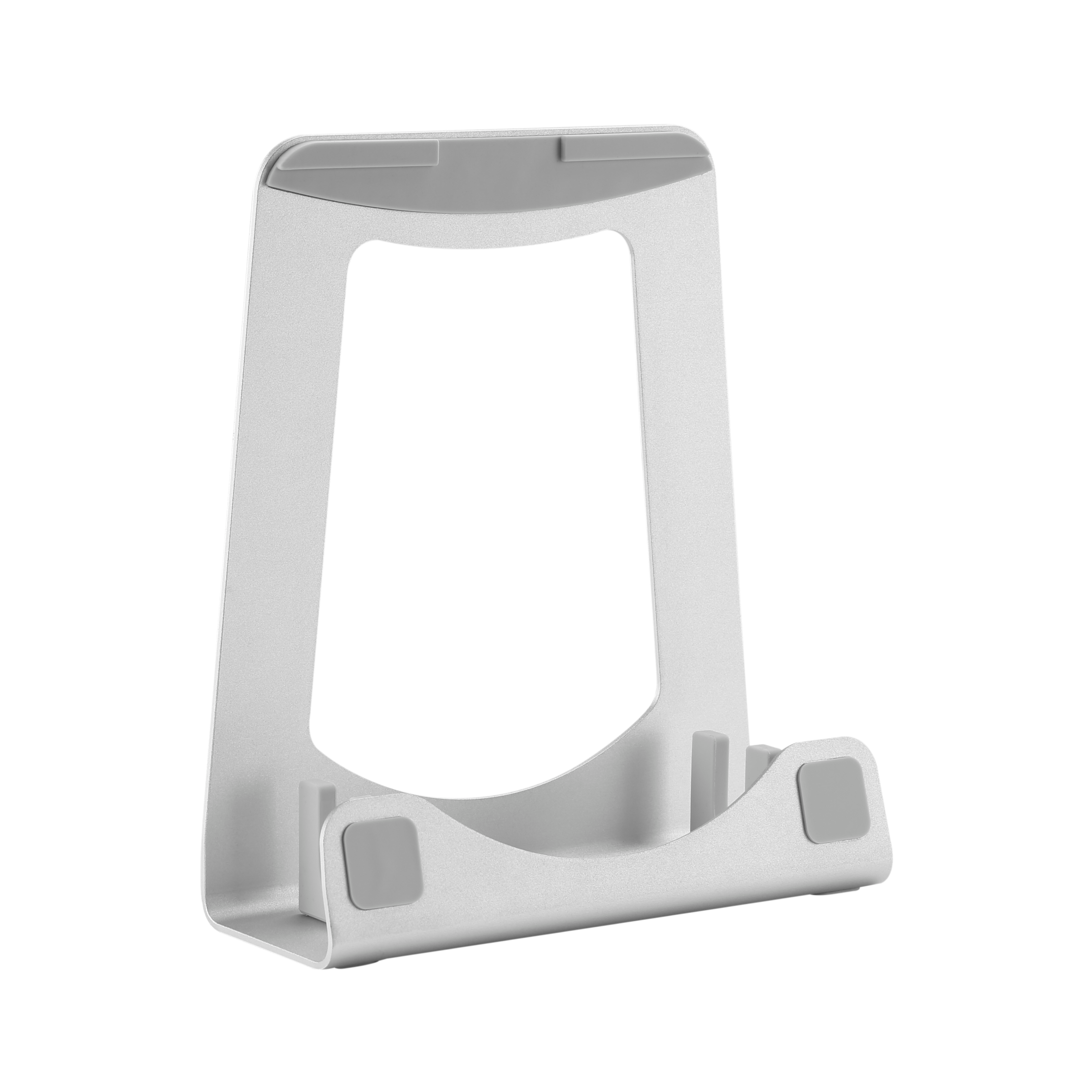Vertical Laptop Stand And Riser Silver