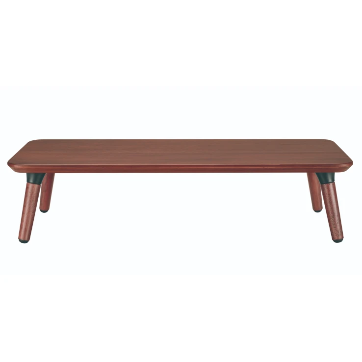 Walnut Monitor Riser Medium Walnut Brown