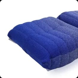 Cloudcouch With Ottoman Galaxy Blue 1