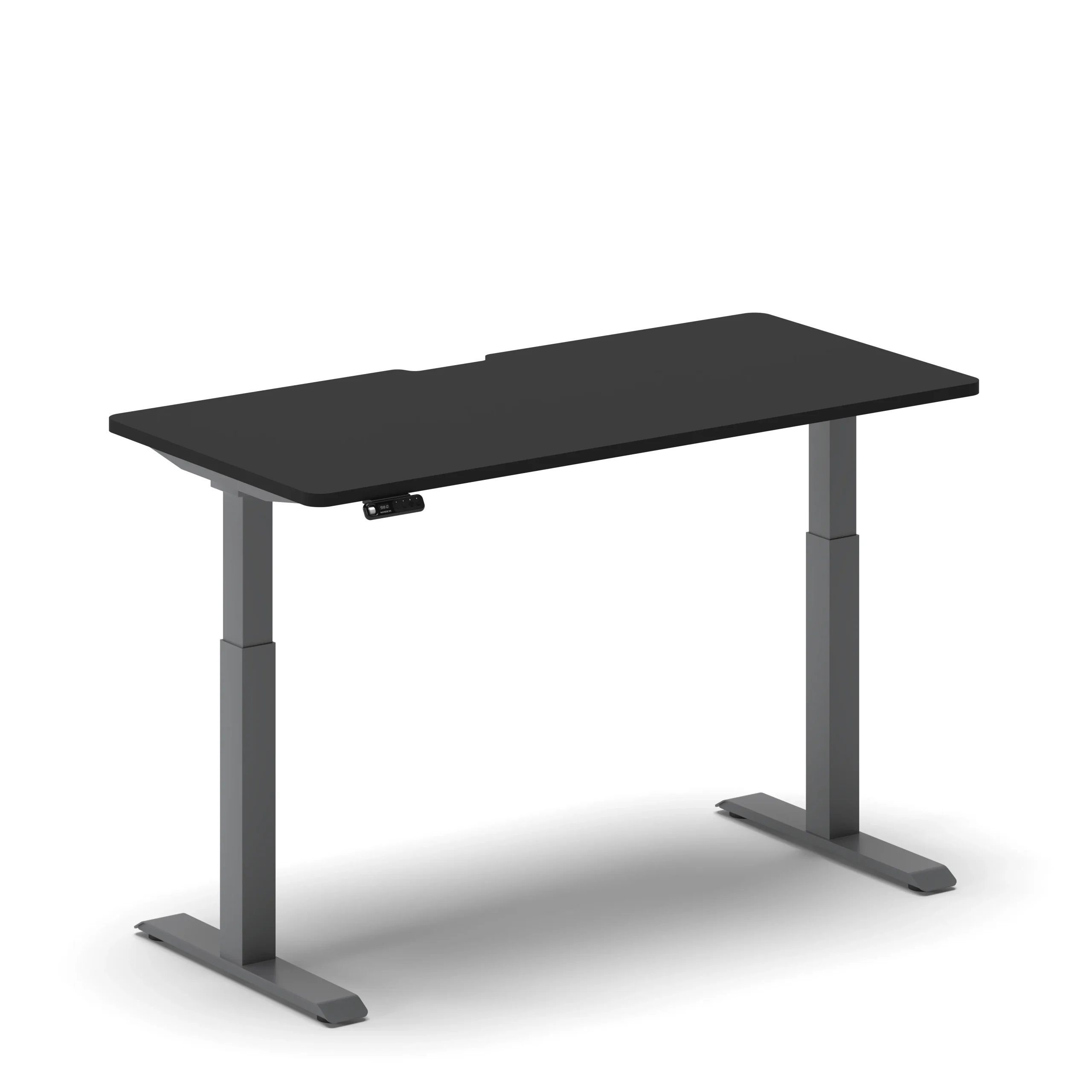Navodesk® Pro Standing Desk Grey 150 Cm X 76 Cm Matte Black 1