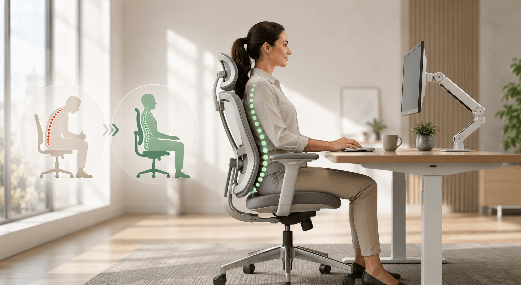 How Ergonomic Office Chairs Improve Posture and Productivity