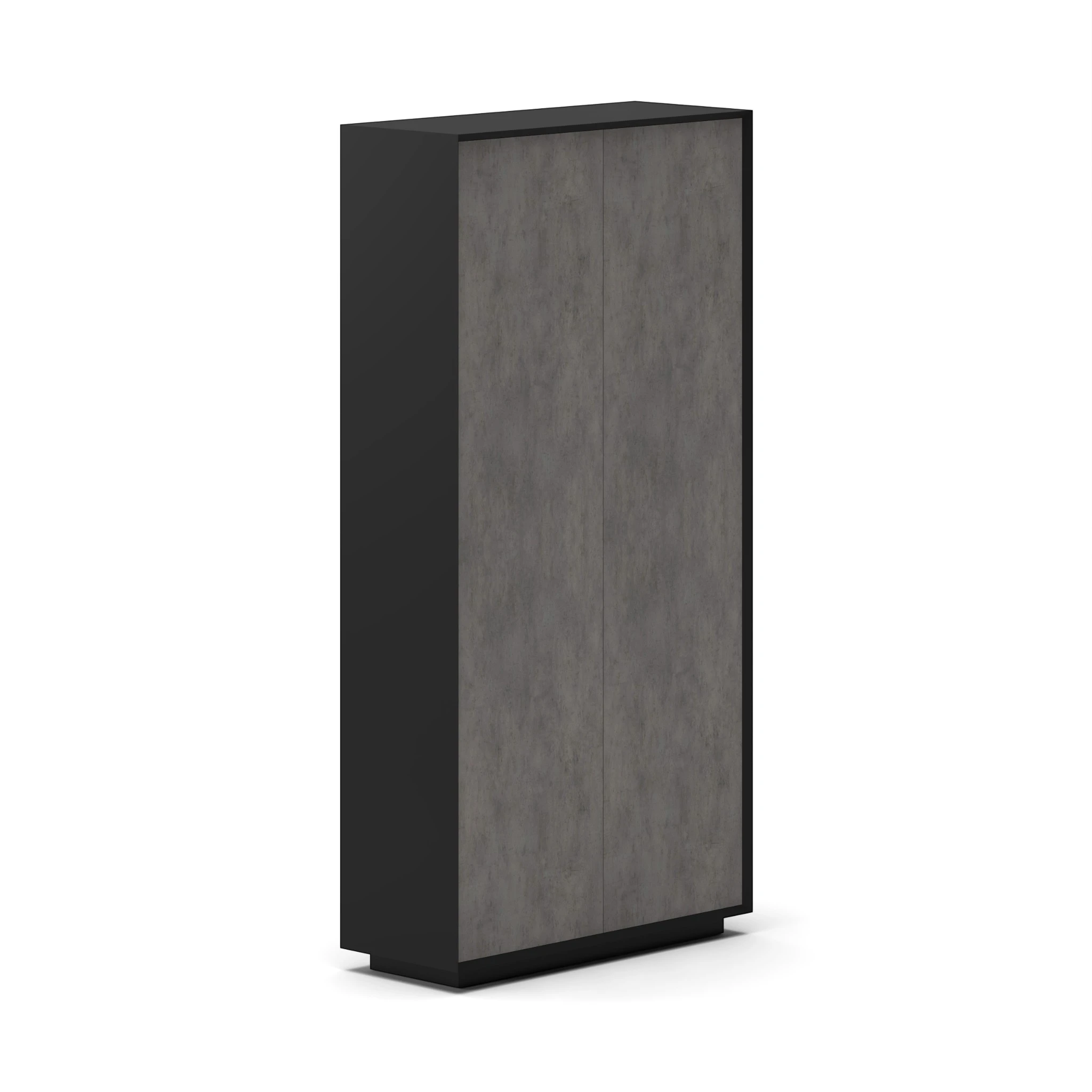 Navo® Series A Full Height Cabinet Concrete Facia Black Body 2