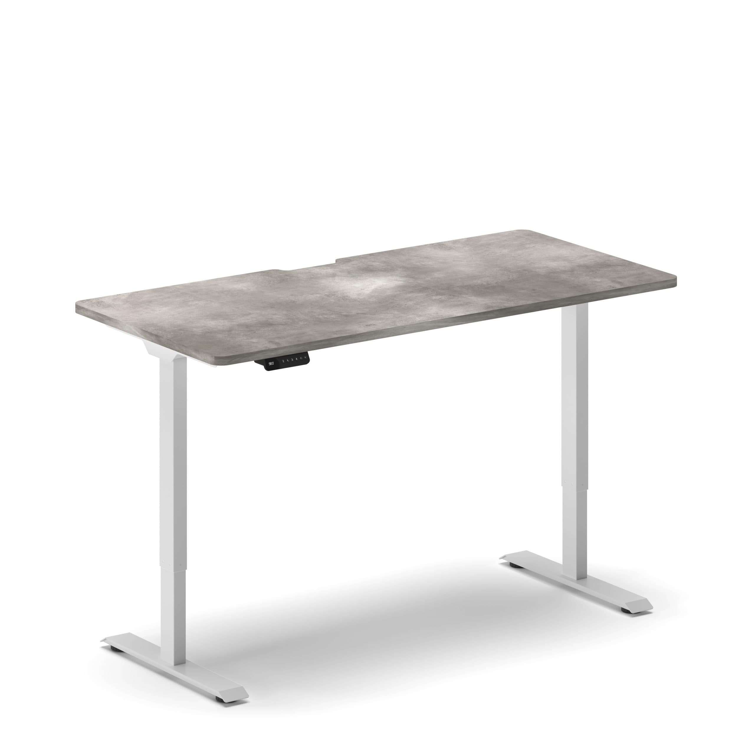 Navodesk® ECO Lunar Grey Top White Leg 2