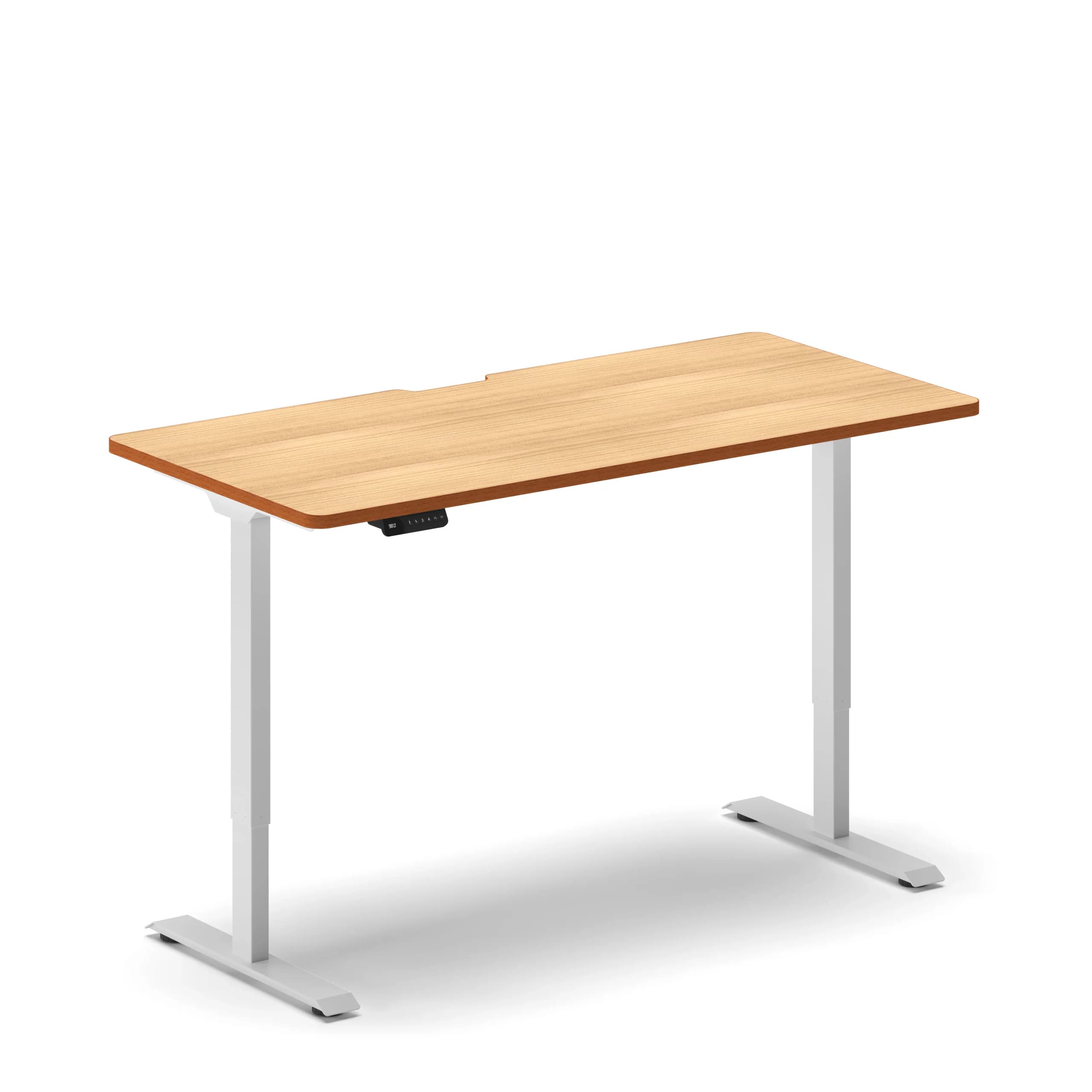 Navodesk® Eco Standing Desk White Oak 150 Cm X 76 Cm 1