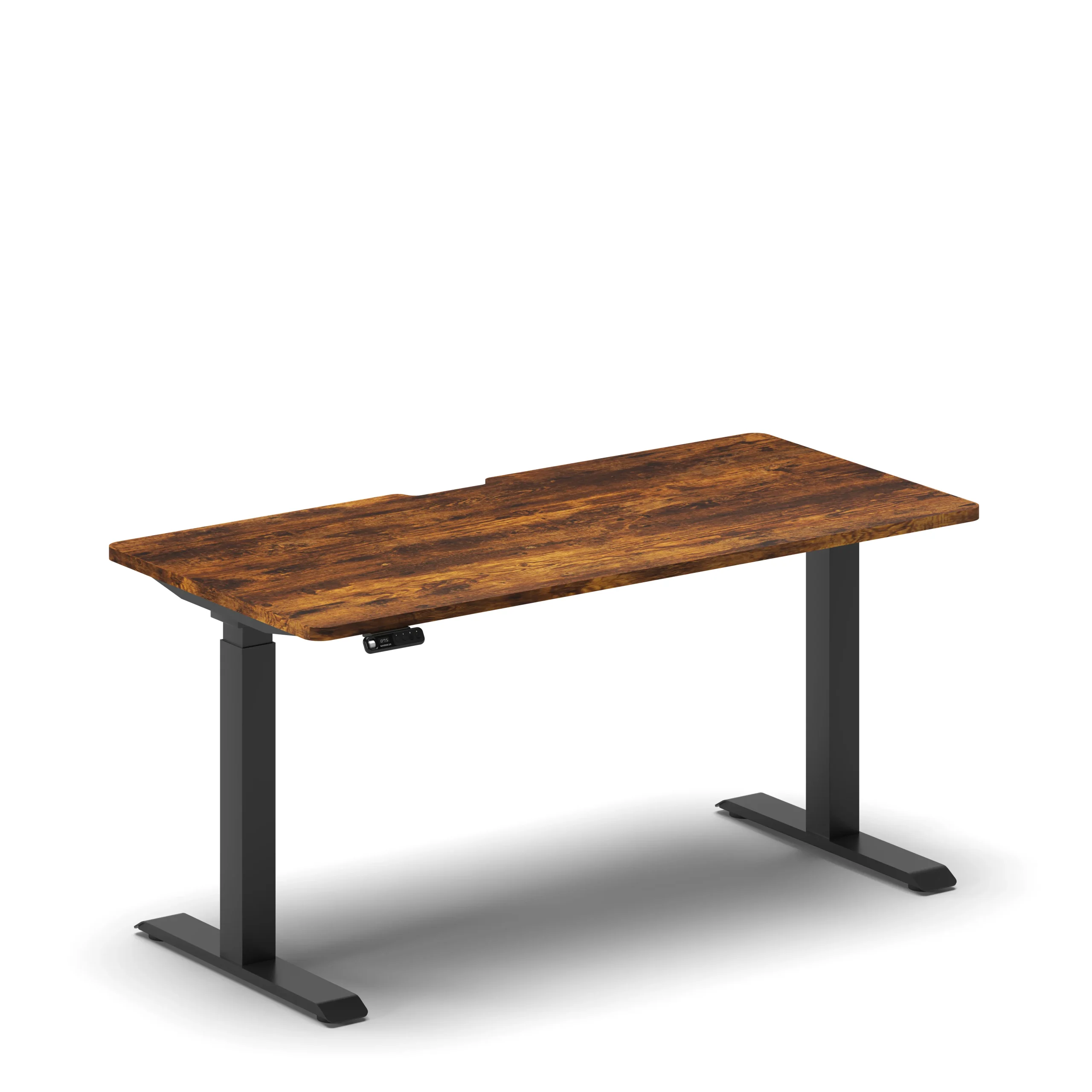 Navodesk® Pro Standing Desk Black 180cm X 76 Cm Wild Walnut