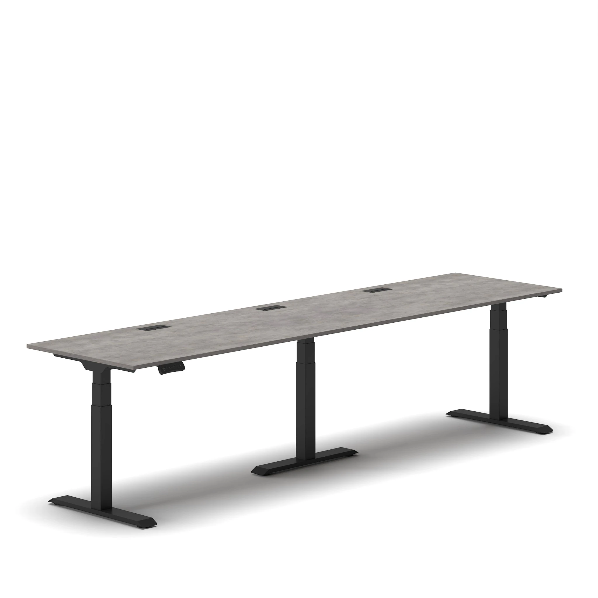 Navodesk® Flex 180 MAX XL Concrete Top Black Frame 1 newVersion