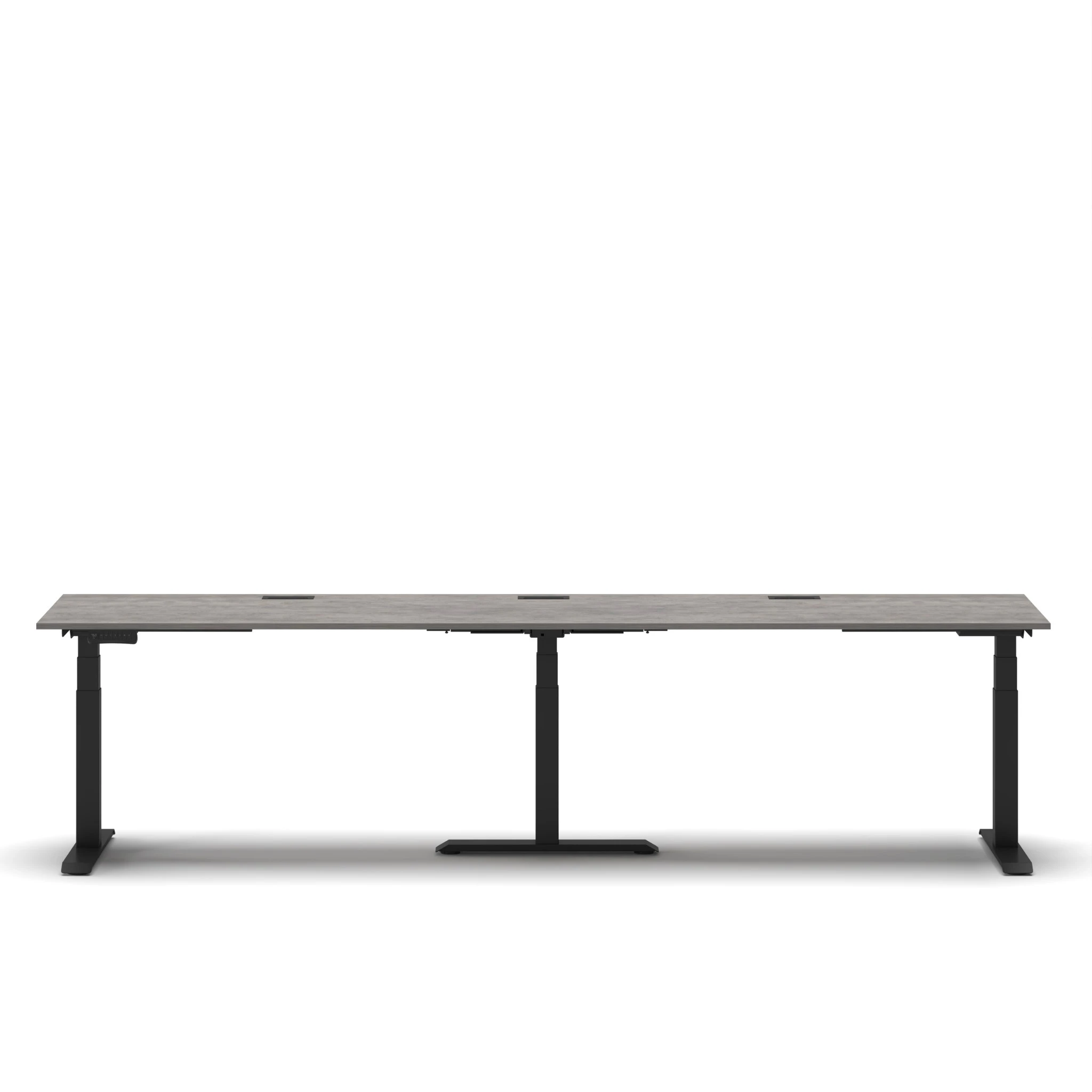 Navodesk® Flex 180 MAX XL Concrete Top Black Frame 3 newVersion