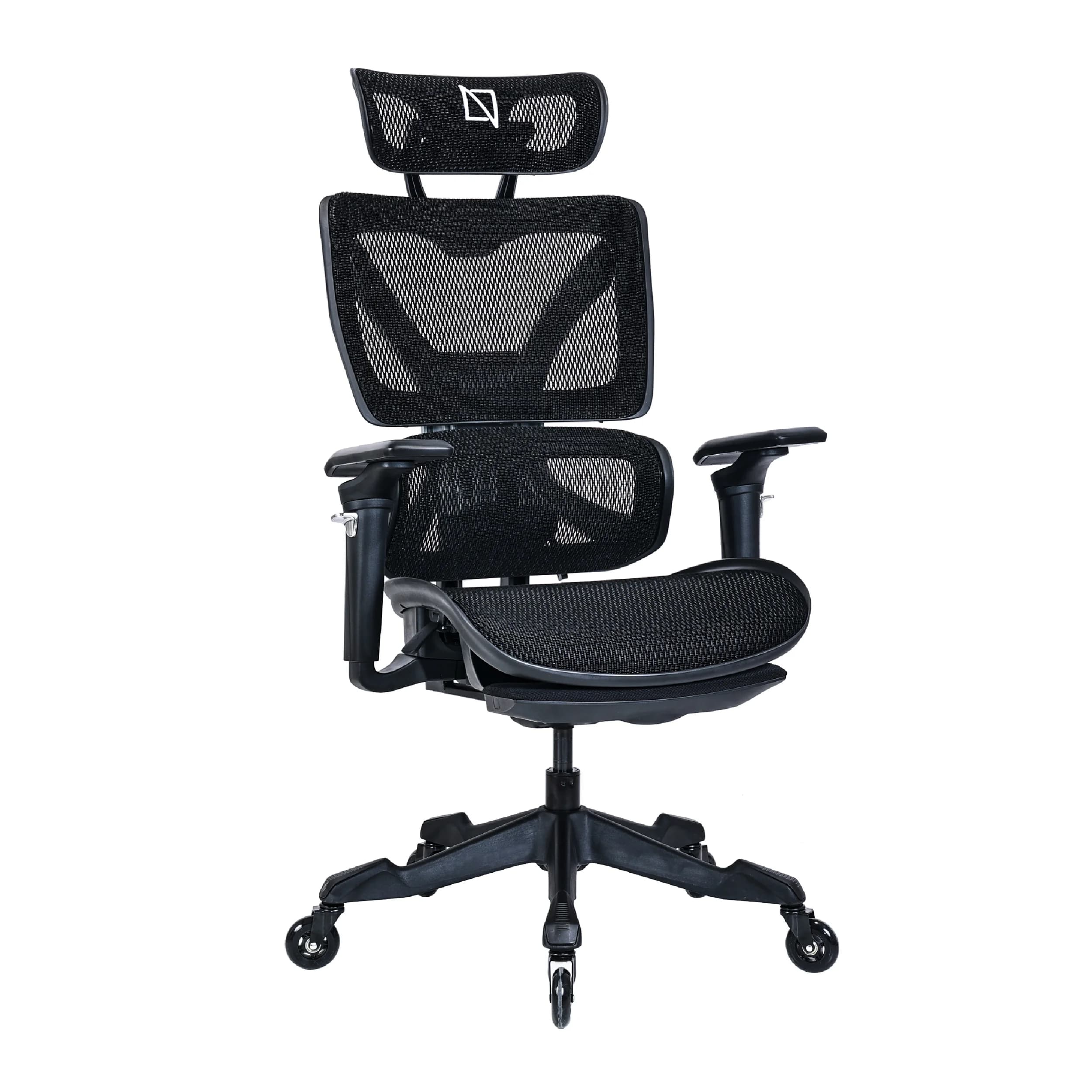 Apex X Black Mesh Ergonomic Gaming Chair with Footrest2