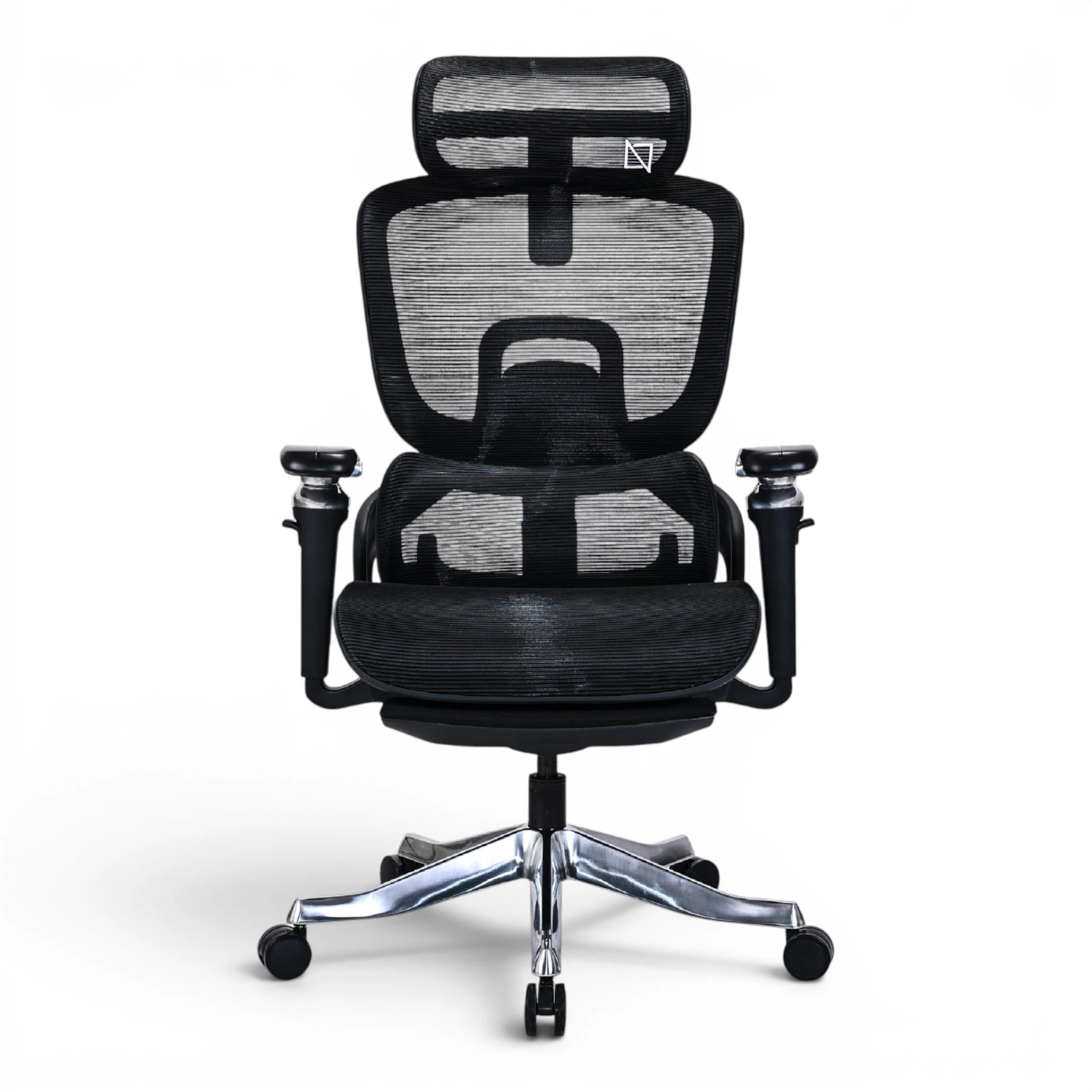 Ergomax Black Mesh Ergonomic Office Chair with Footrest1 v2