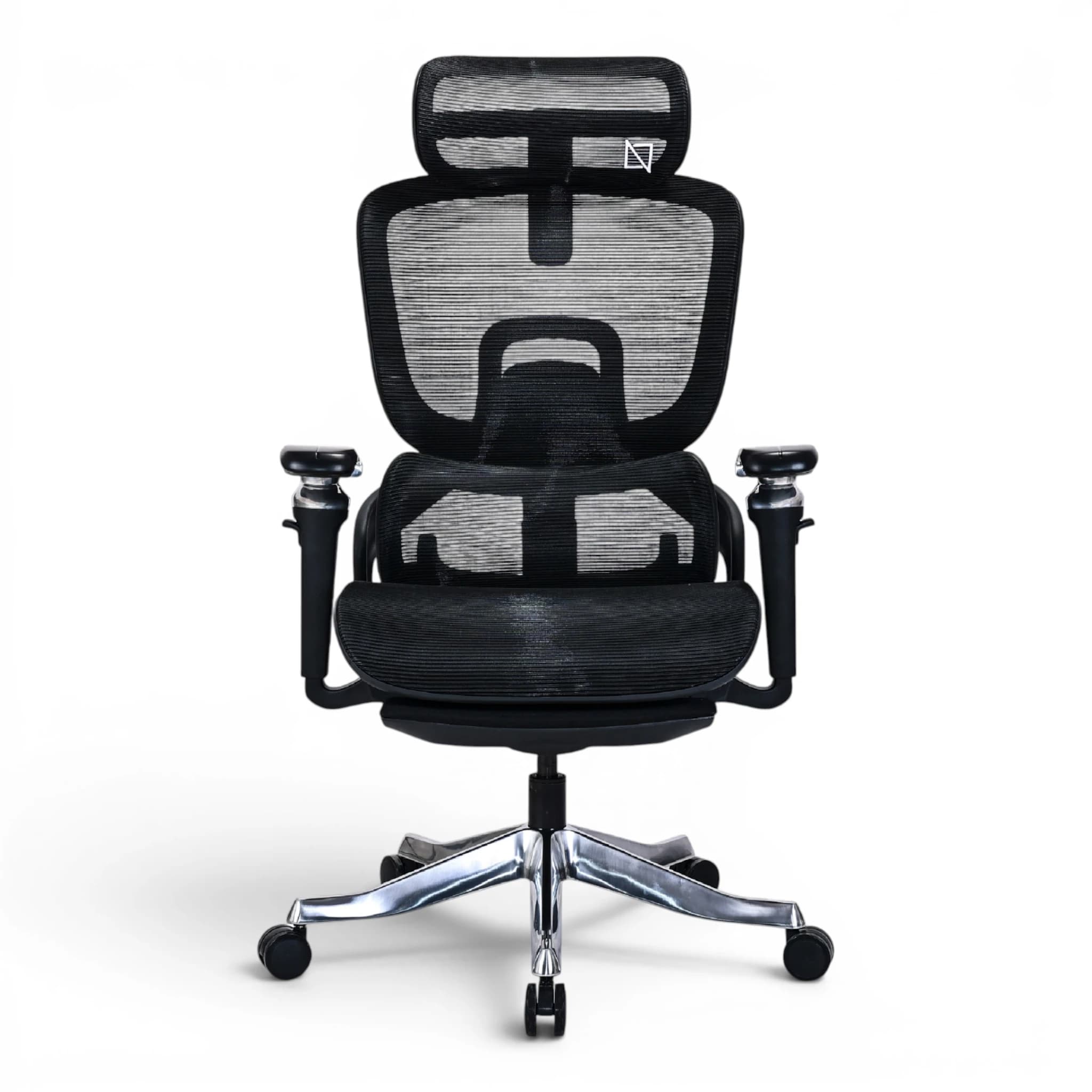 Ergomax Black Mesh Ergonomic Office Chair with Footrest1 v2