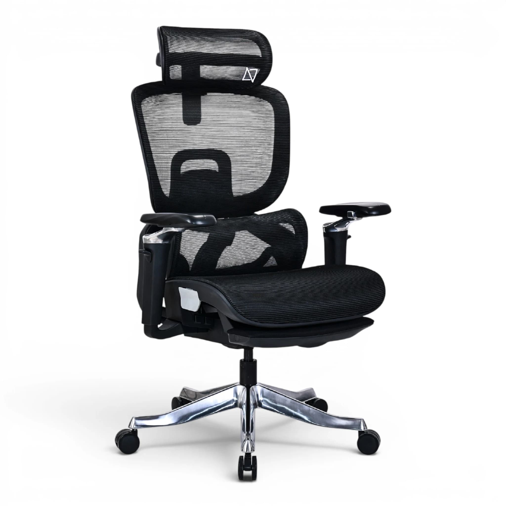 Ergomax Black Mesh Ergonomic Office Chair with Footrest2 v2