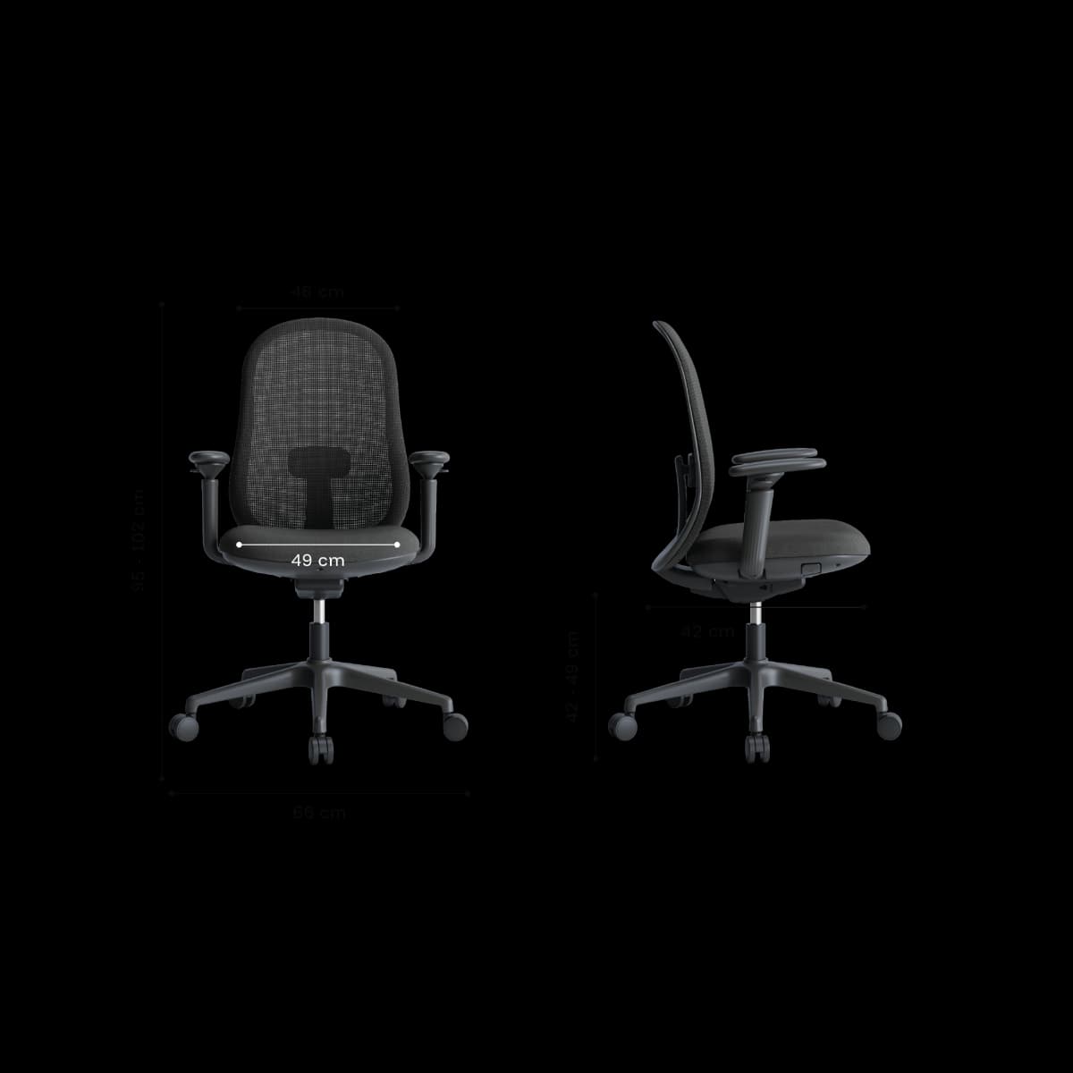 NANO Chair Dimensions