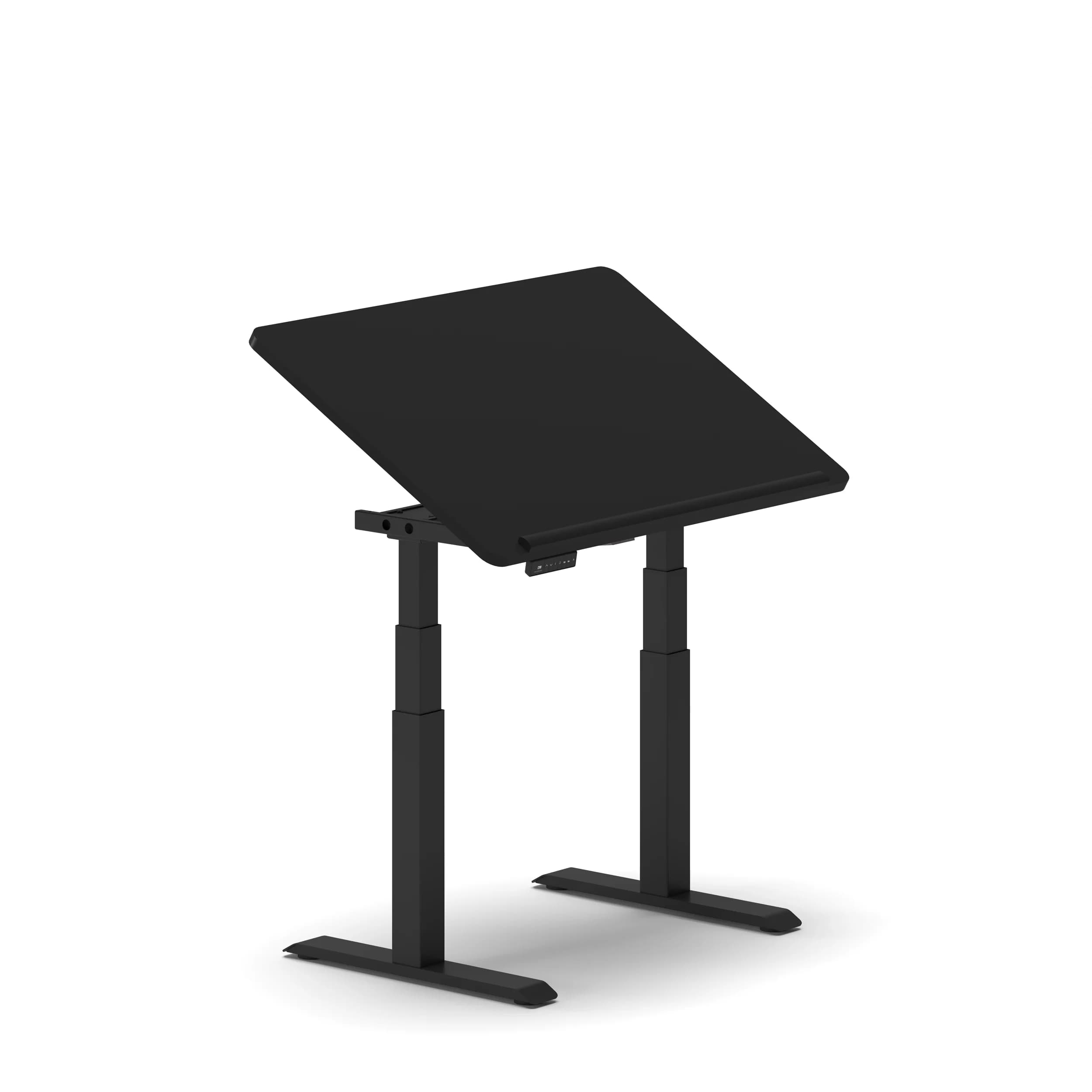 Navodesk® Tilt Black Top Black Frame Standing Desk Drafting Table 6