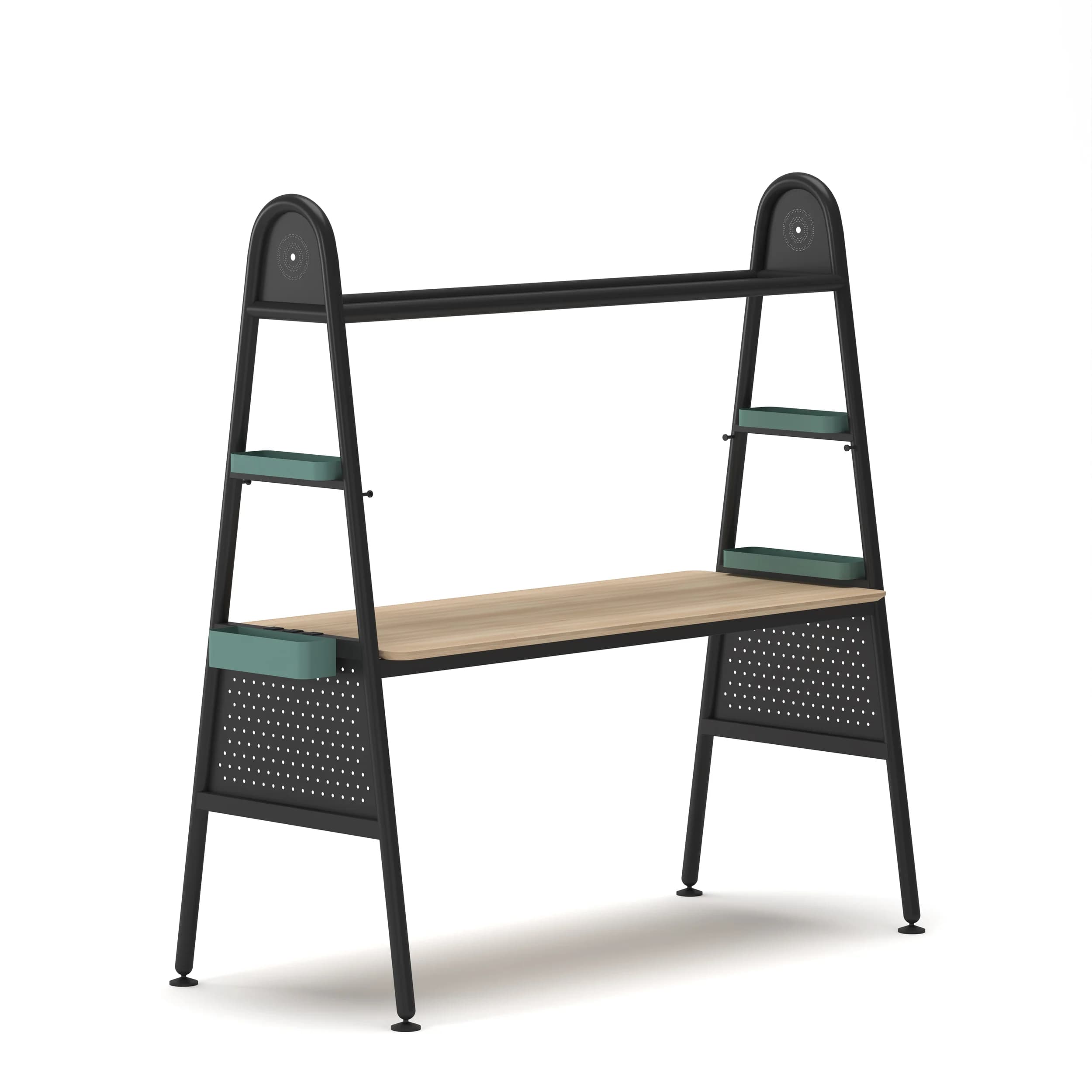 Collab High Table acces Green Black frame 2