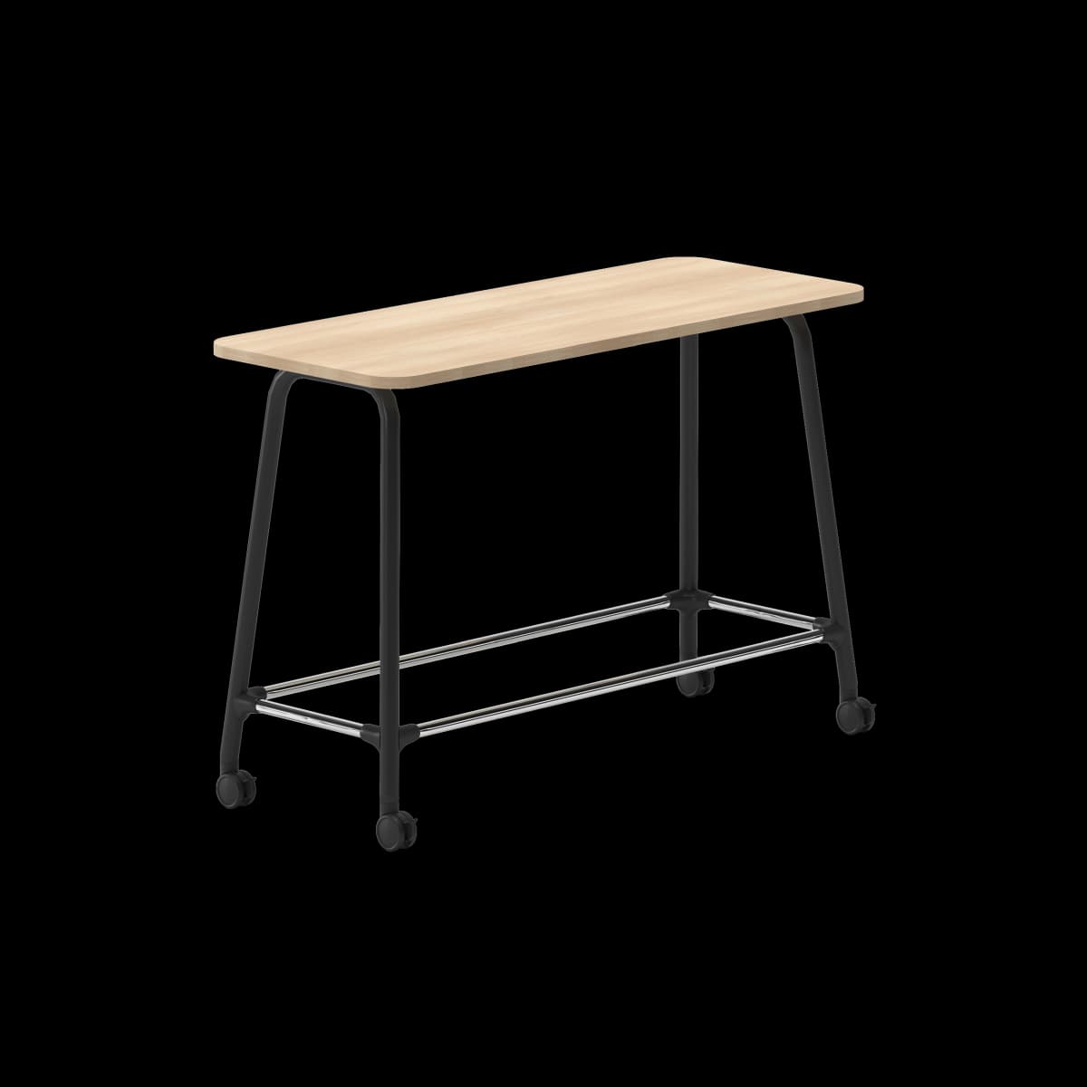 Loop high table with wheels 8211 color 2