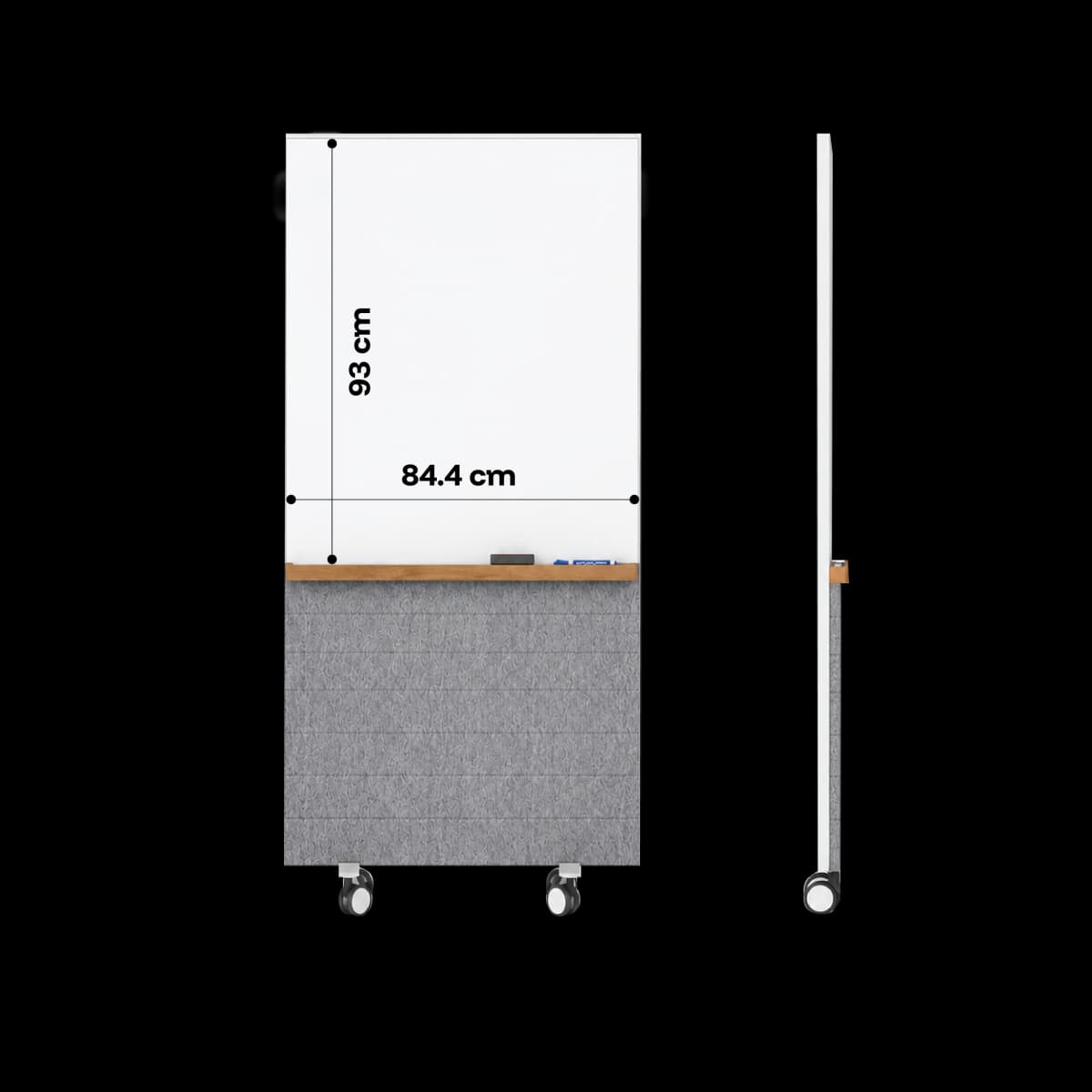 Navo® Collab Whiteboard 8211 Model B Dimension