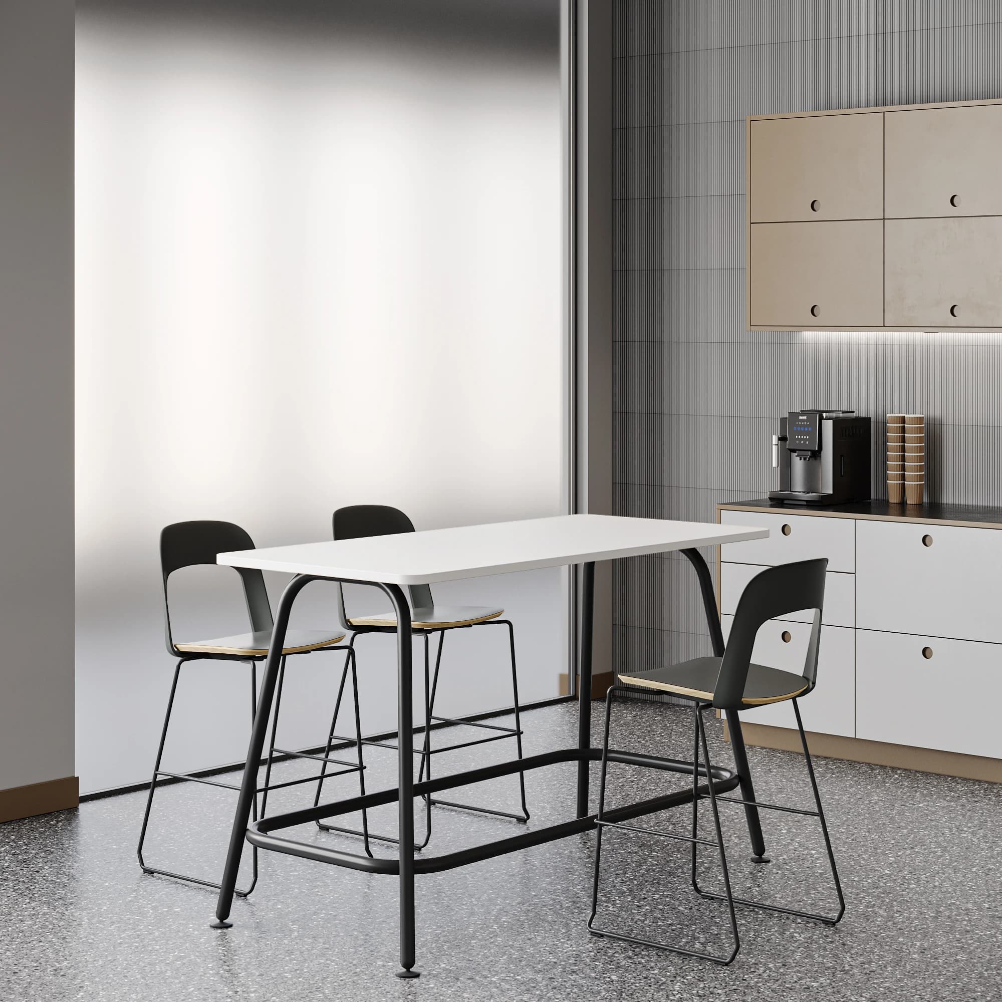 Loop High Table Frame Black 2