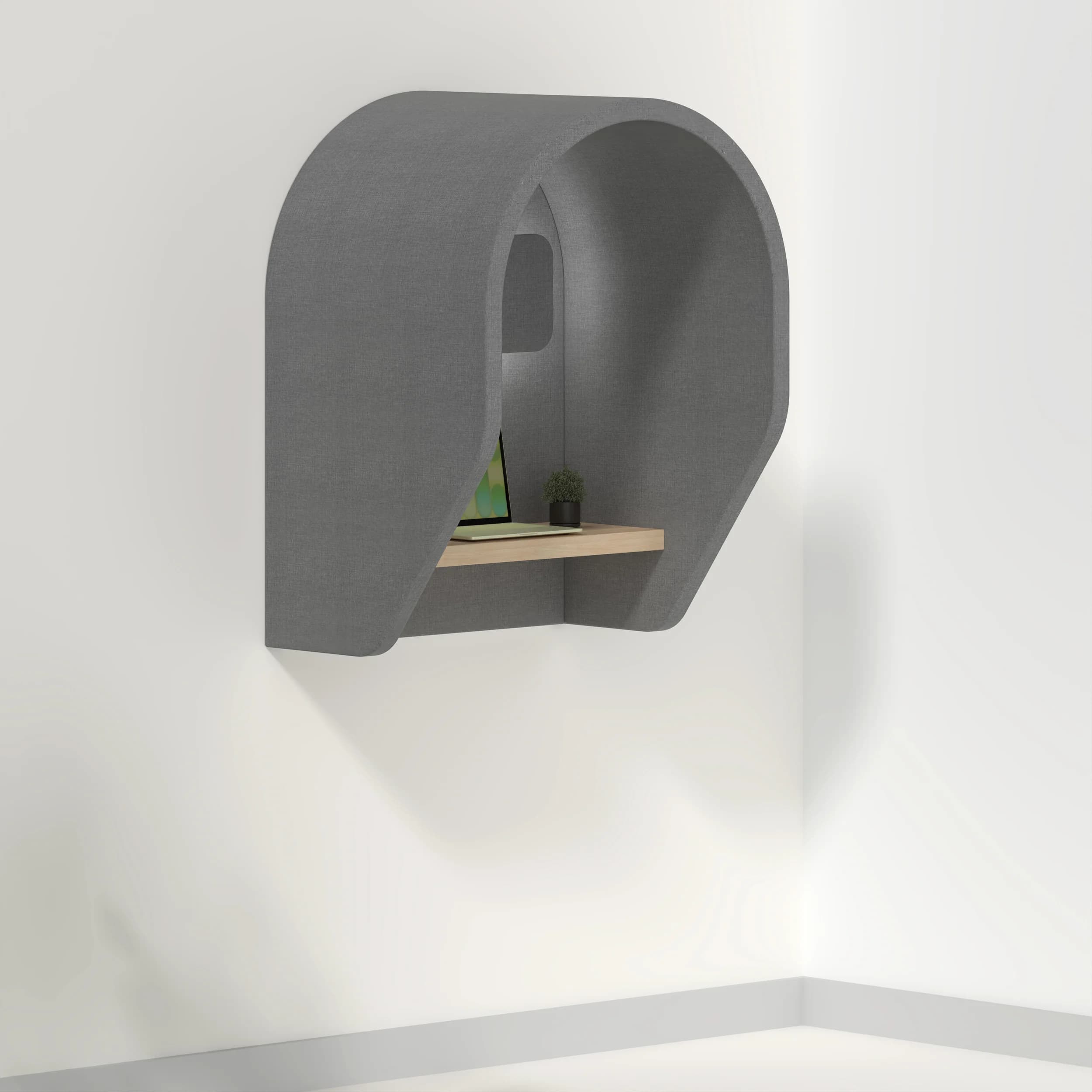 Navopod Nest Wall Phone Booth Phone Booth 05