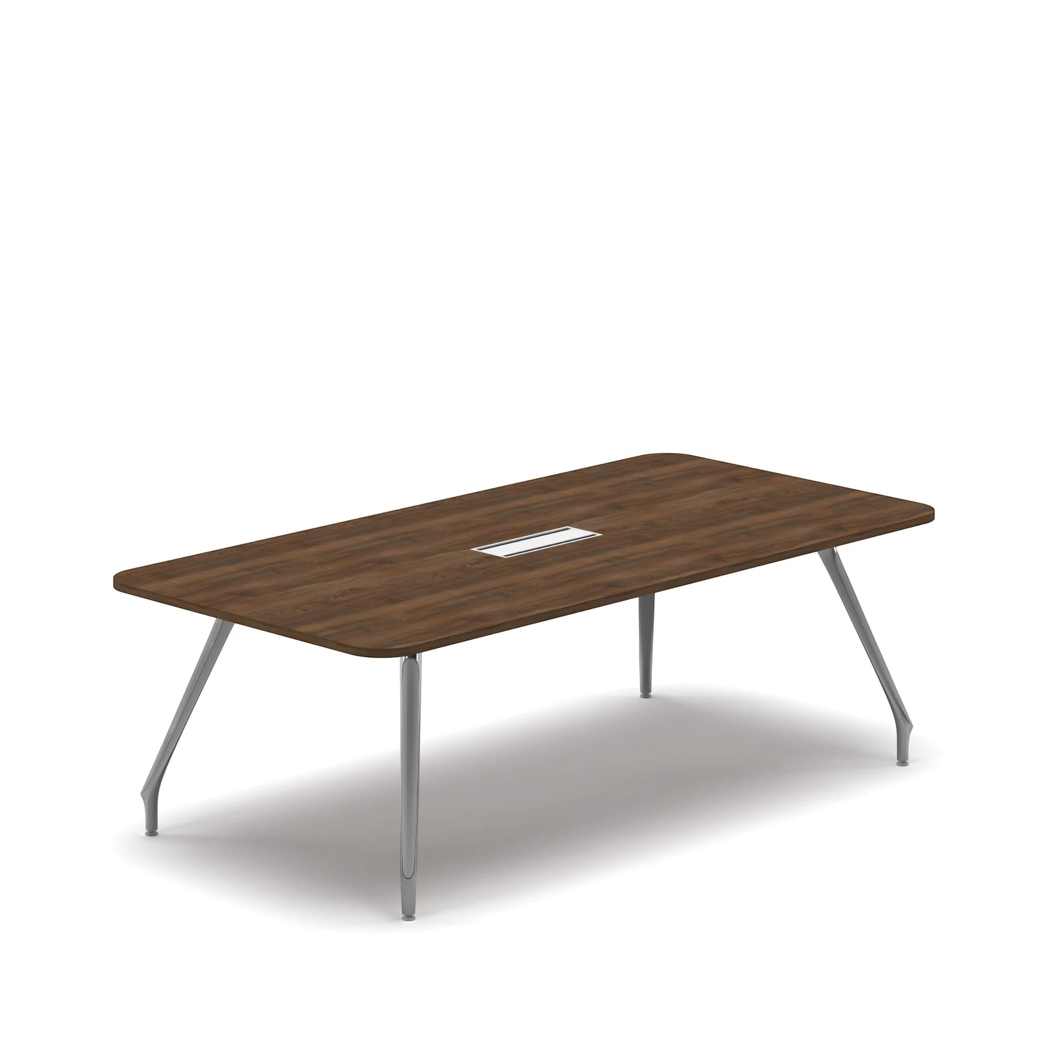Navo® Axis Meeting Table Small Walnut Top 1