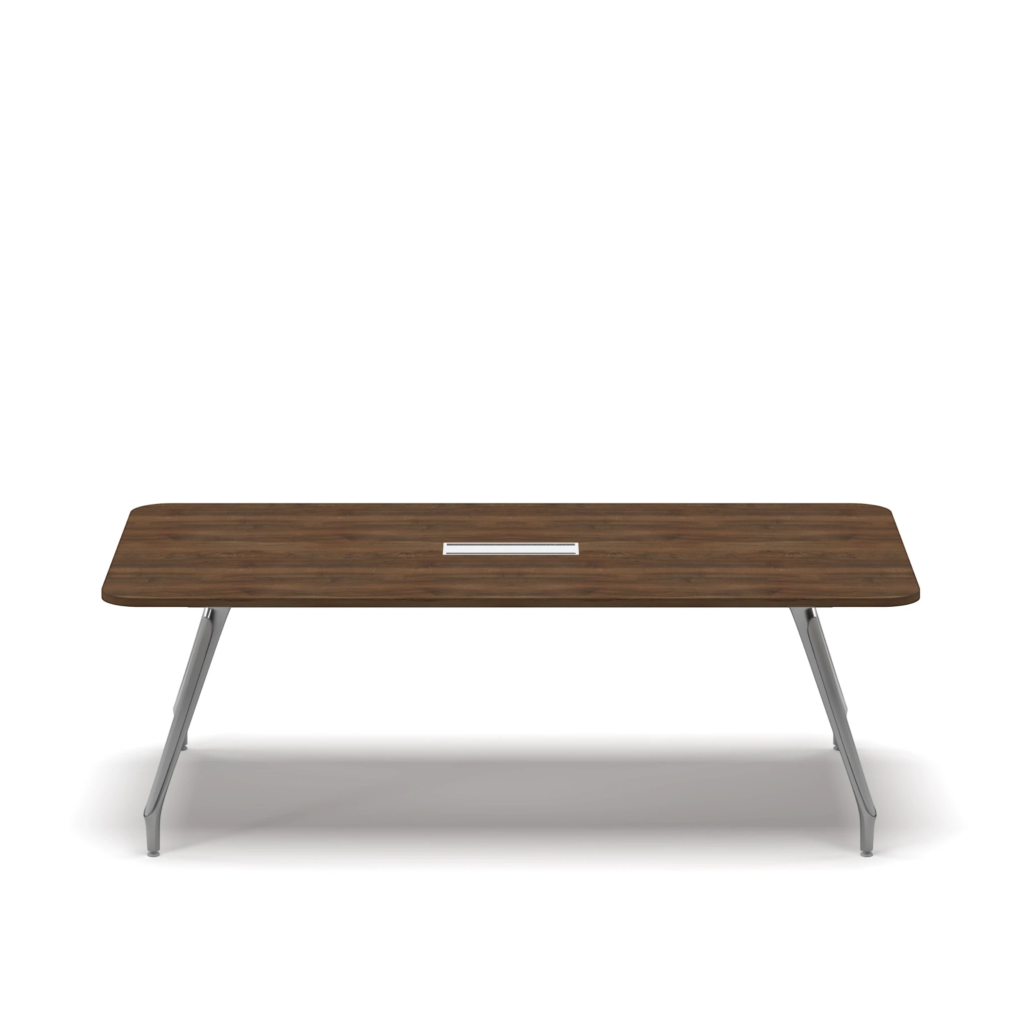 Navo® Axis Meeting Table Small Walnut Top 2