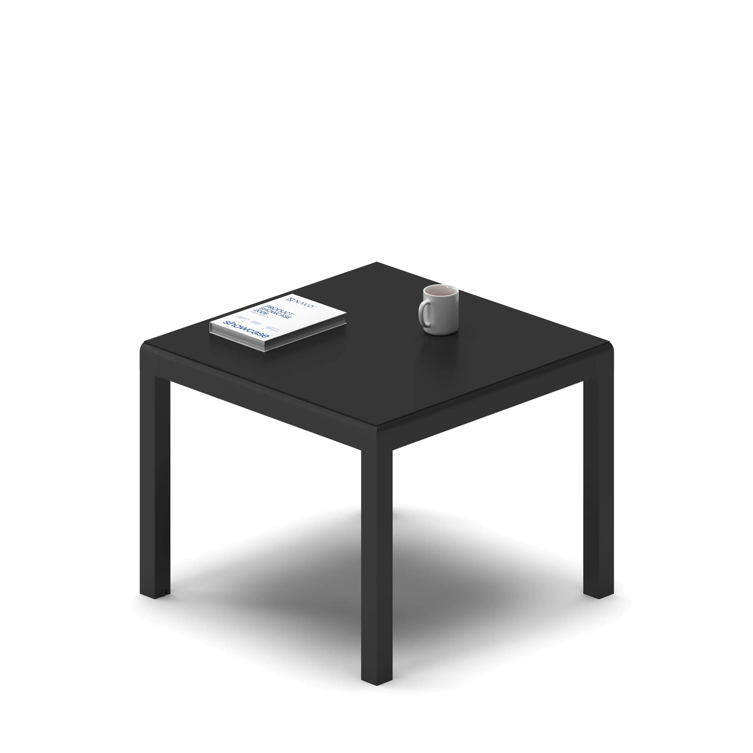 Workhub Small Coffee Table Black Top Black Frame1