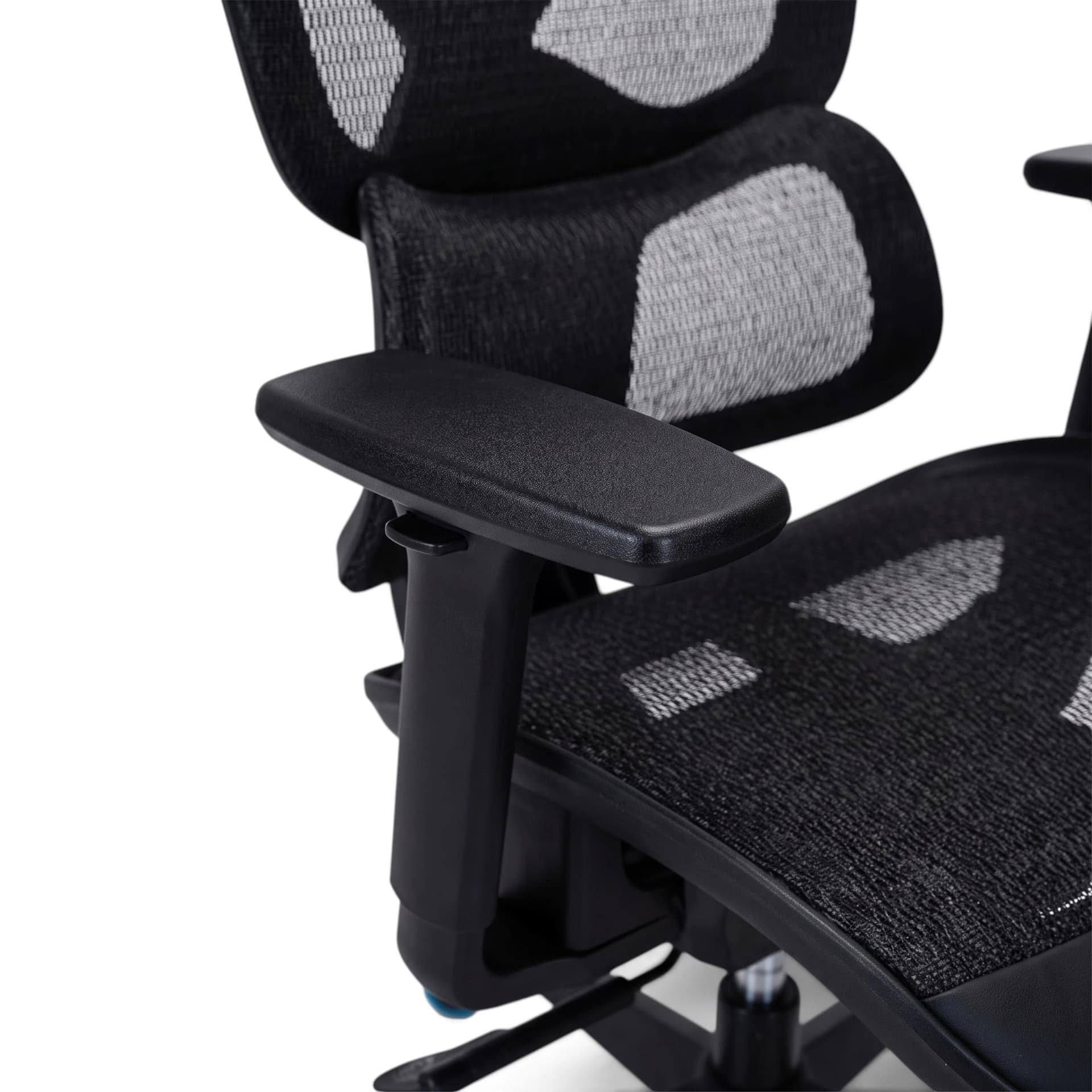 Navo® Apex Y Gaming Chair Black Caster Highlights 4