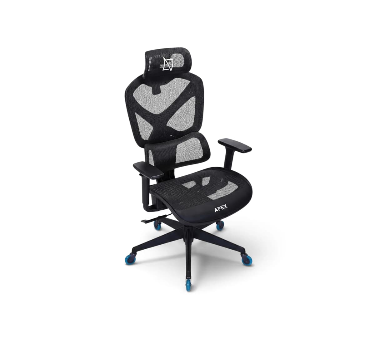 Navo® Apex Y Gaming Chair Black Caster Highlights 5