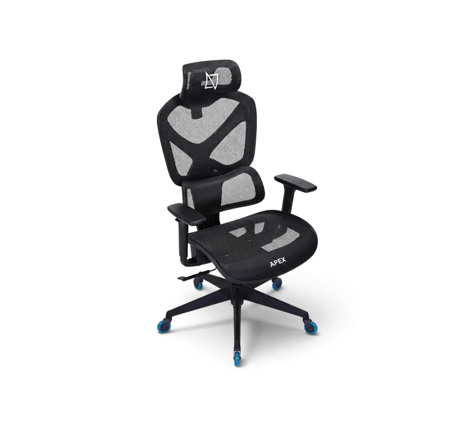 Navo® Apex Y Gaming Chair Black Caster Highlights 5