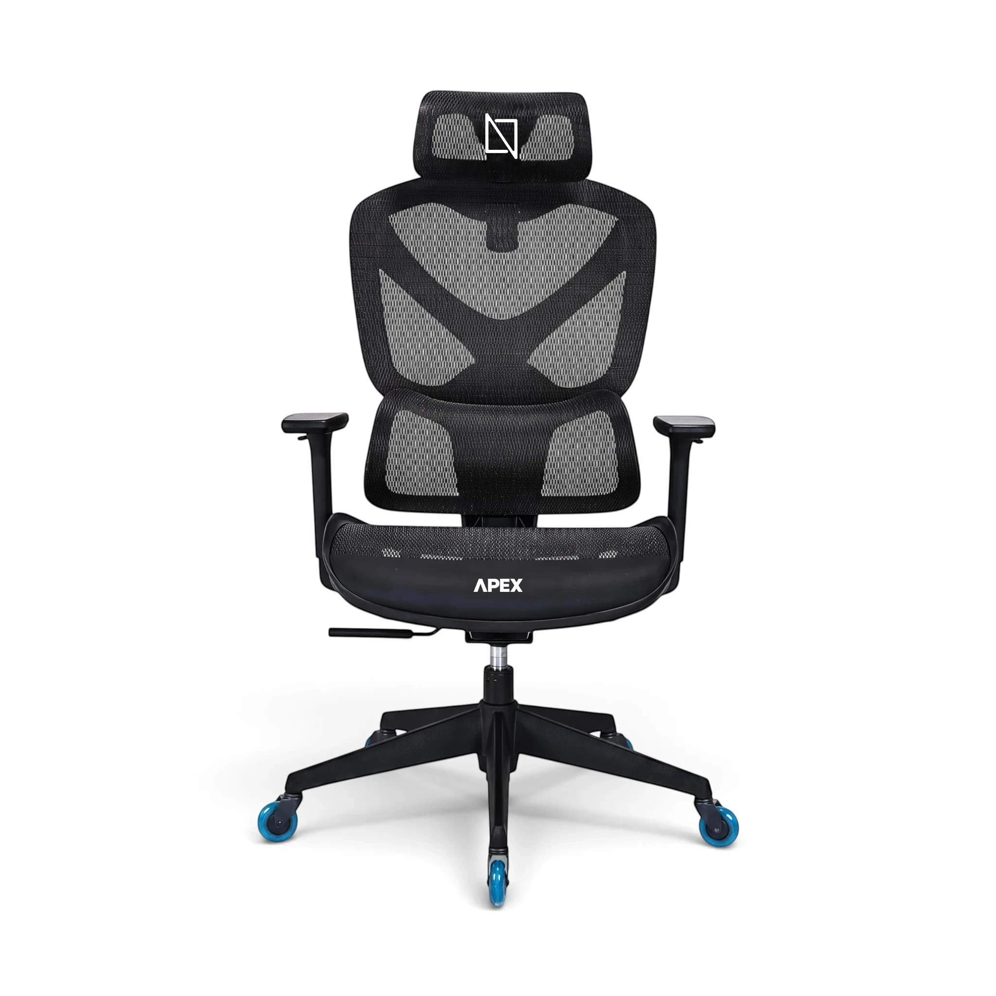 Navo® Apex Y Gaming Chair Blue Caster 3